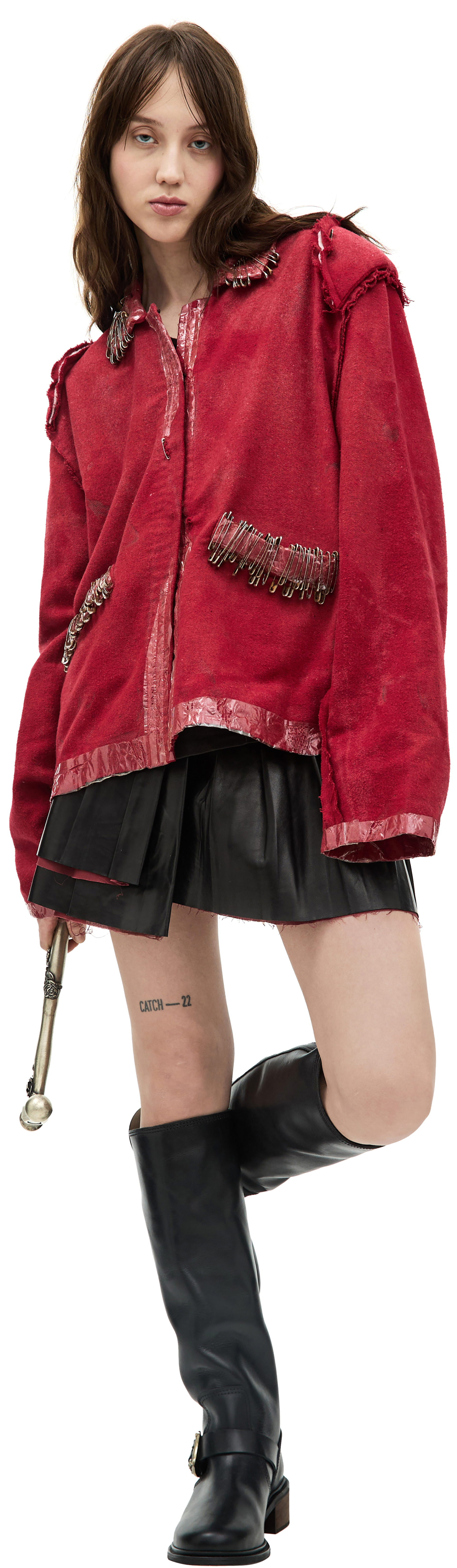 Enfants Riches Déprimés Red jacket with pins