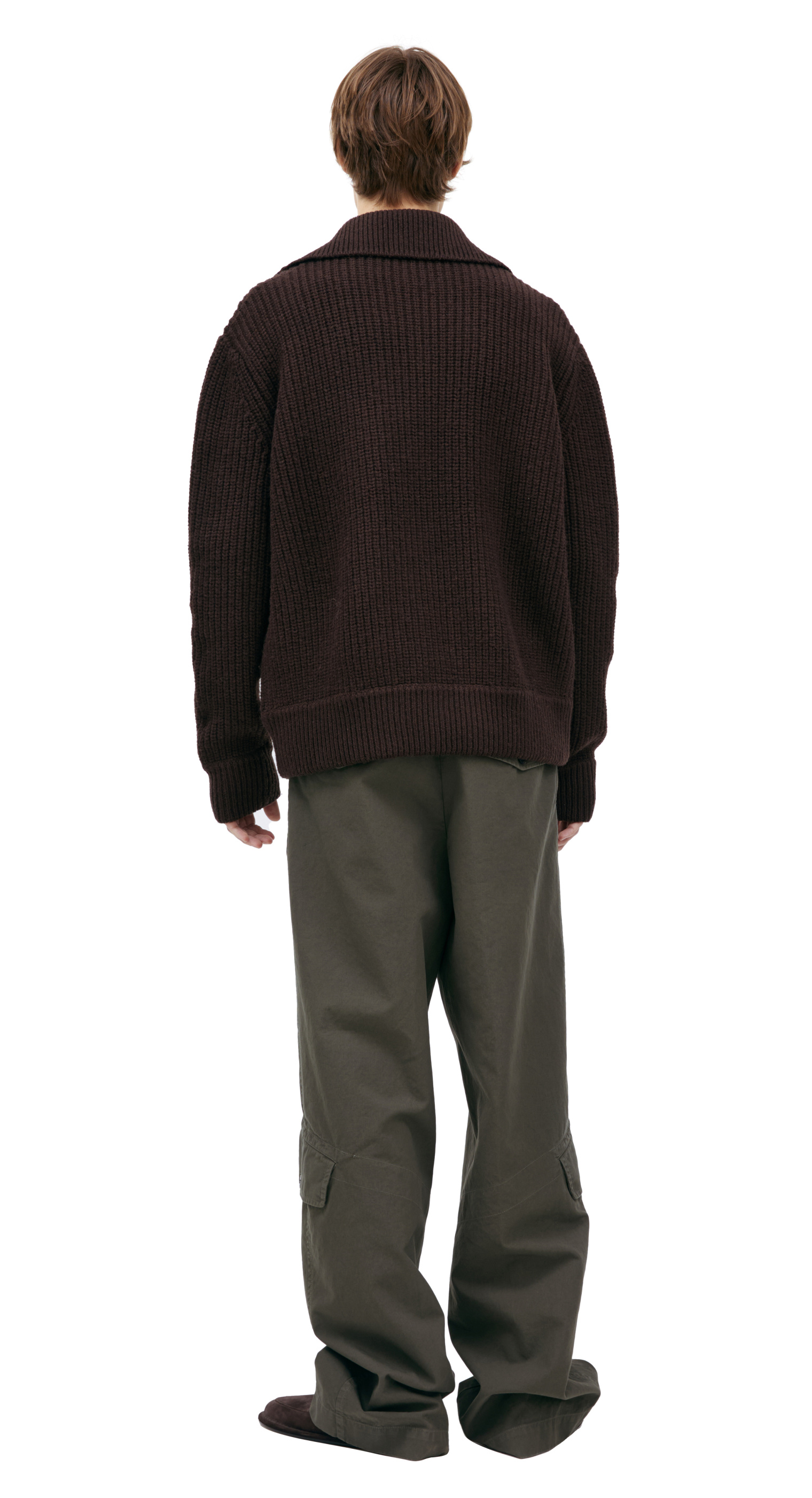 Dries Van Noten Sweater with button-down collar