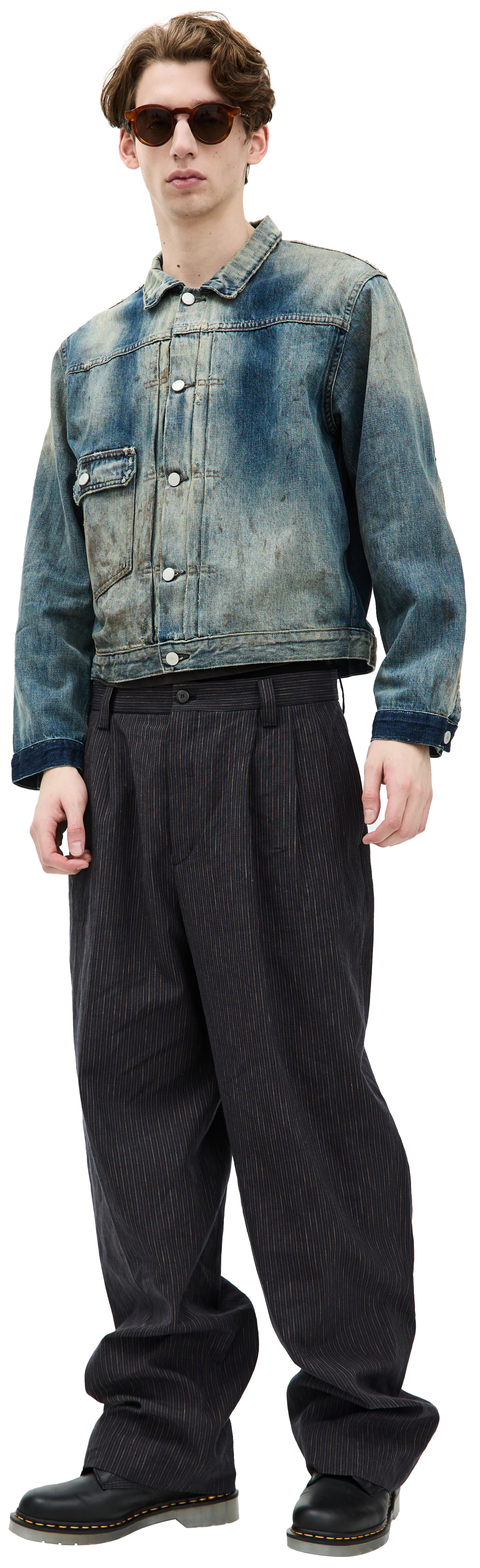 Enfants Riches Deprimes Denim jacket with buttons