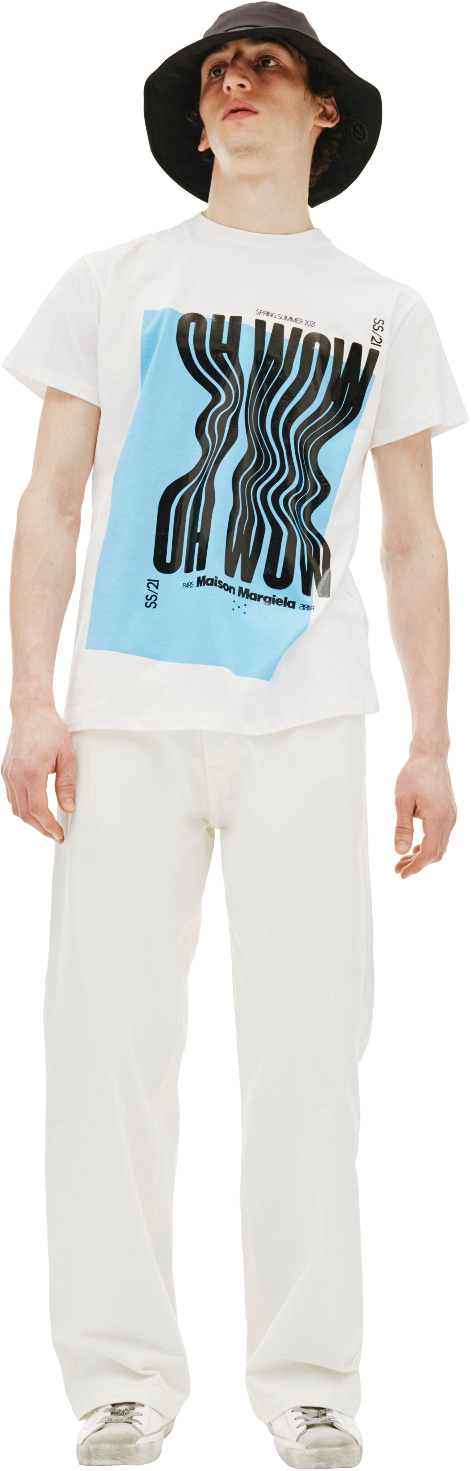 Maison Margiela Футболка с принтом Oh Wow