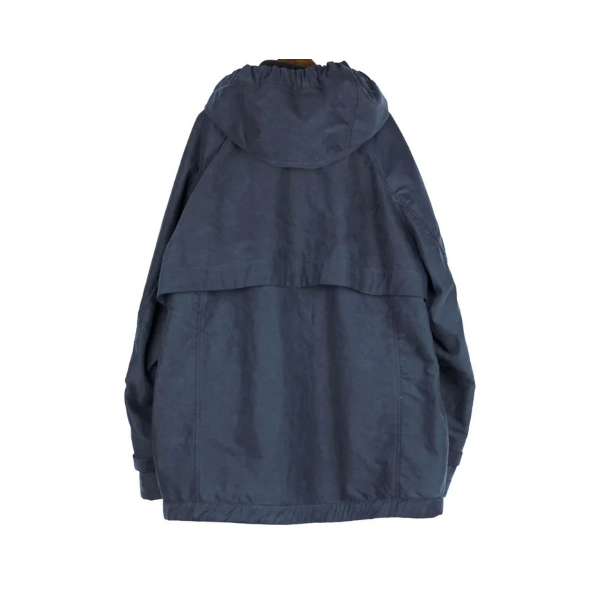Ziggy Chen Dark blue parka with patch pockets