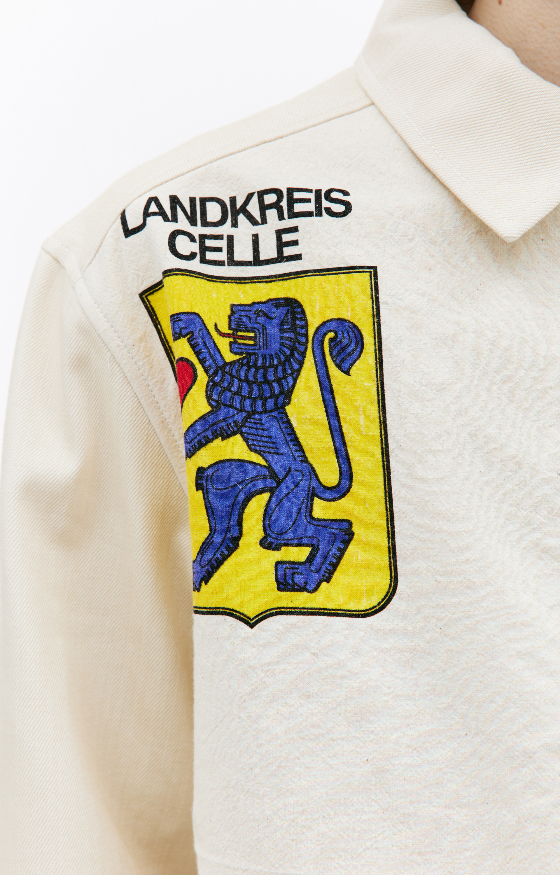 MARINE SERRE Patchwork cotton jacket