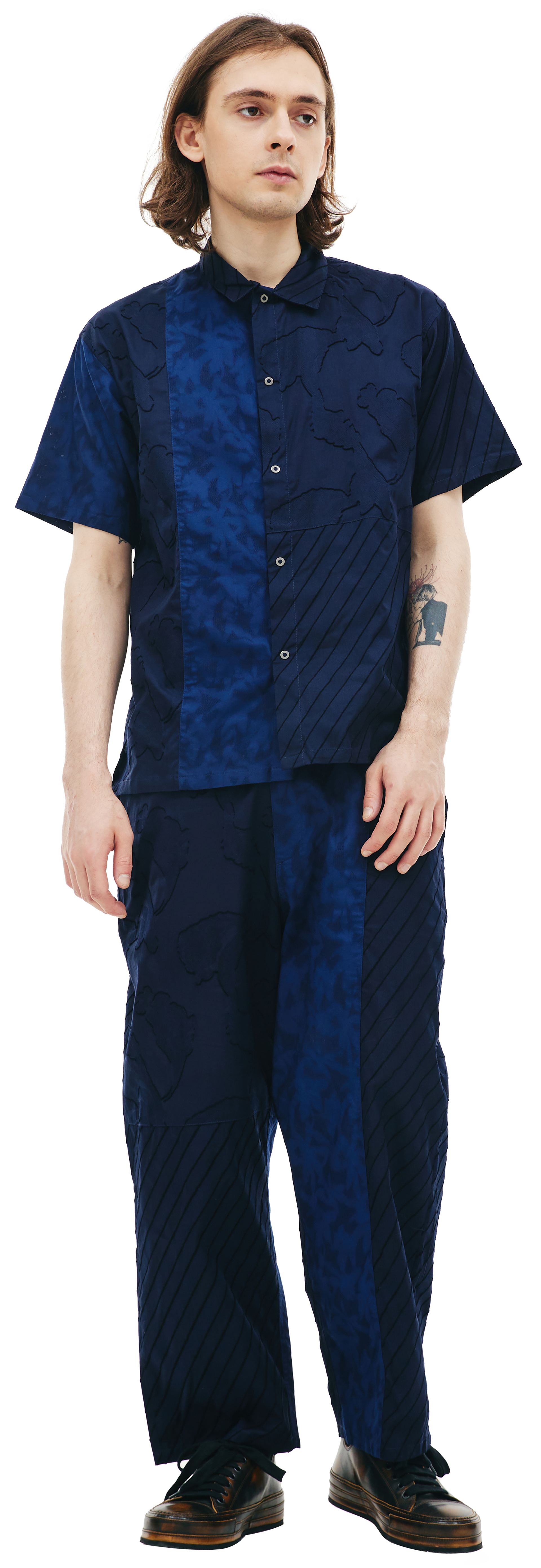 KIMMY Patchwork style shirt