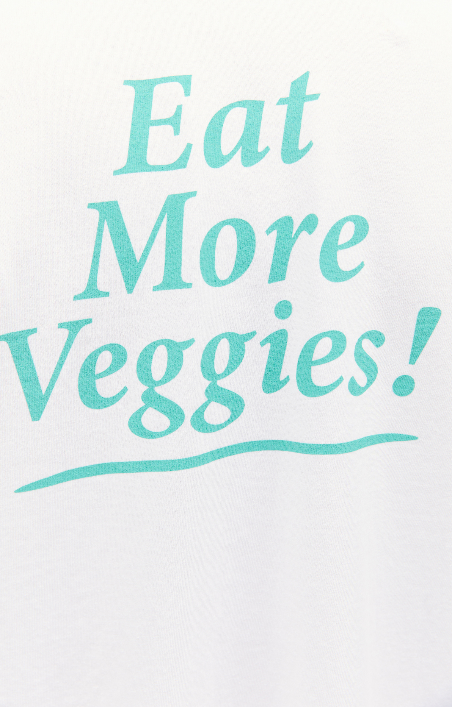 SPORTY & RICH \'Eat more veggies\' printed t-shirt