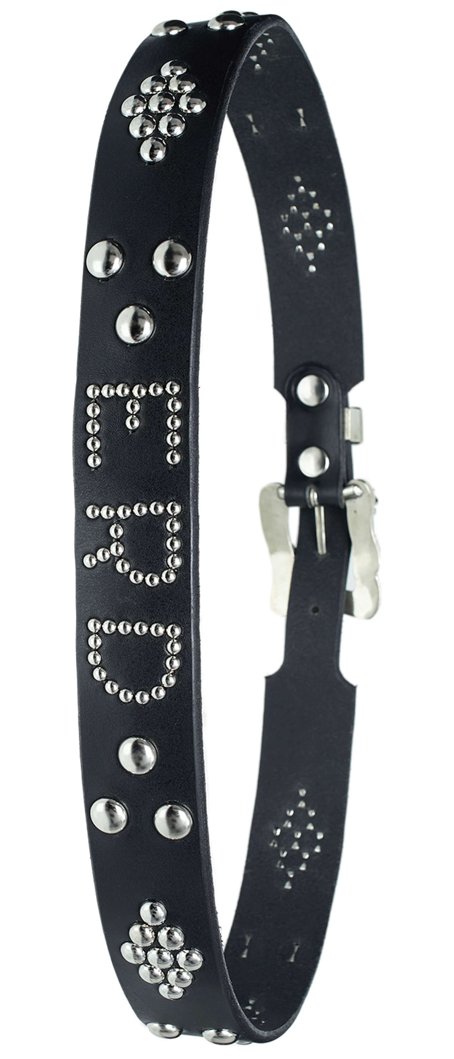 Enfants Riches Deprimes Leather belt with buttons