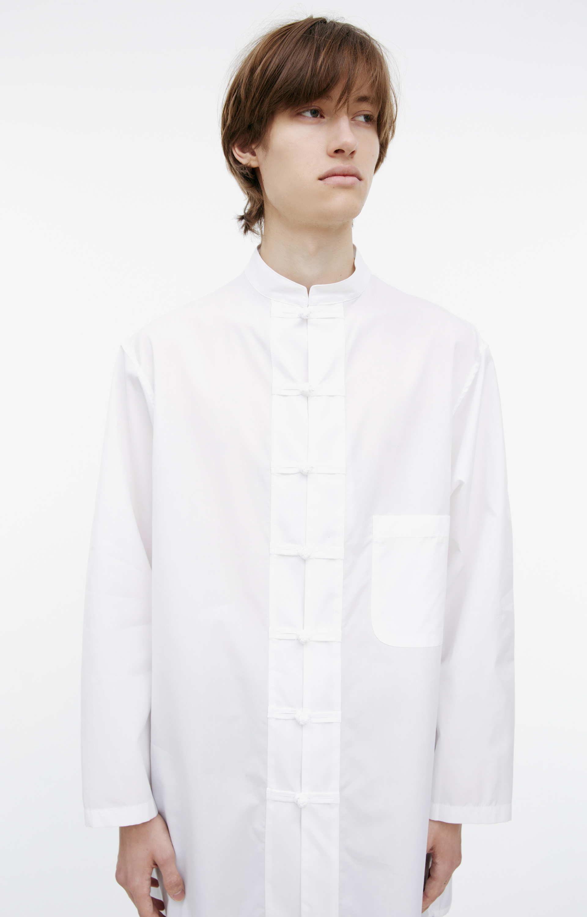 Yohji Yamamoto White button-down shirt