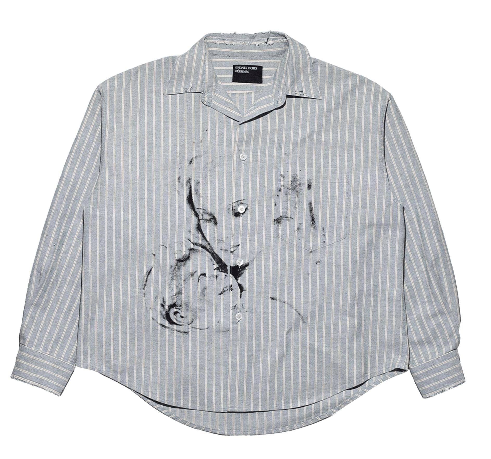 Enfants Riches Déprimés striped printed shirt