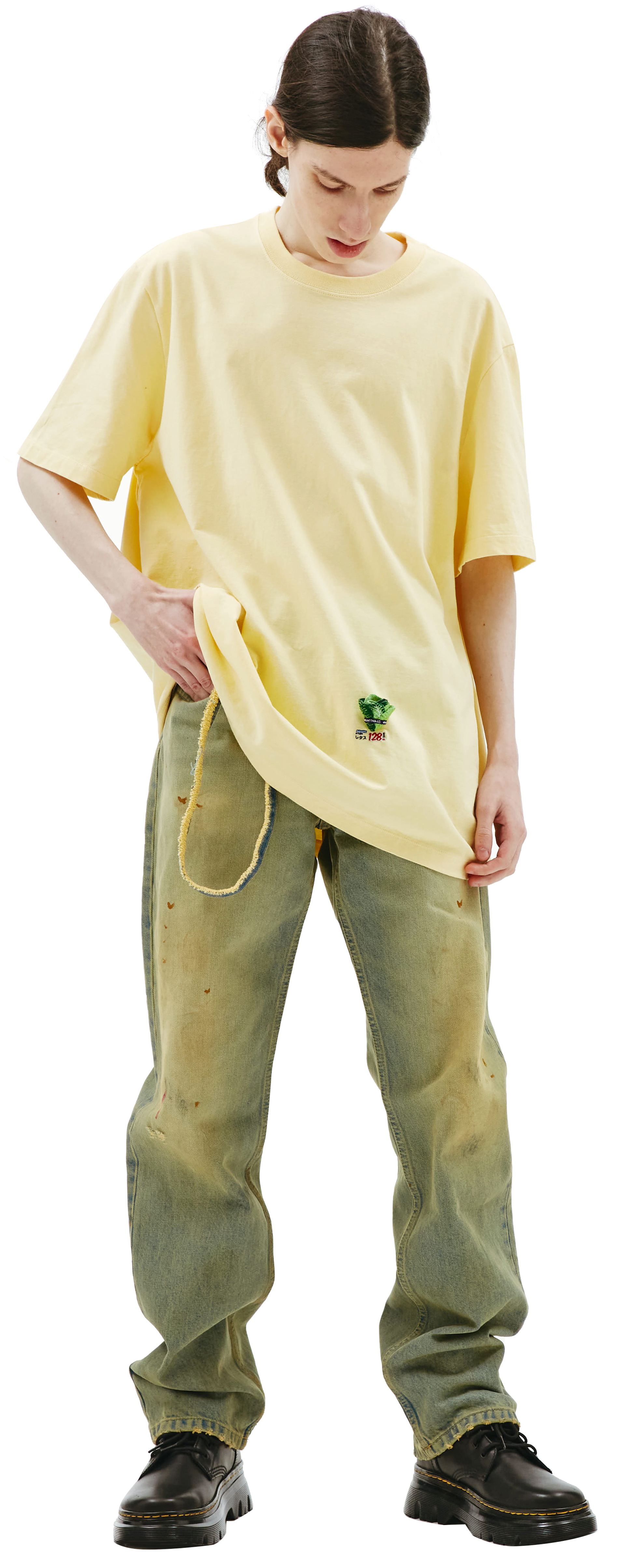 Doublet Vegetable Dyed Lettuce T-Shirt