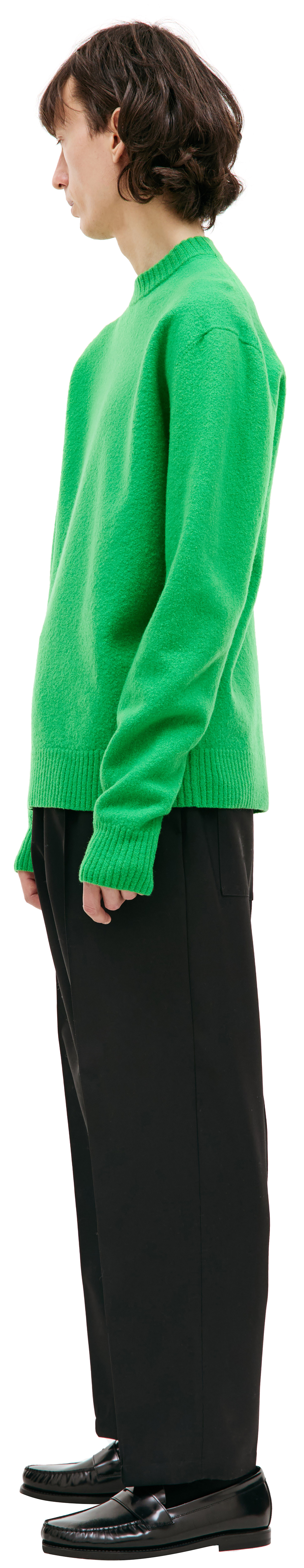 Jil Sander Green wool sweater