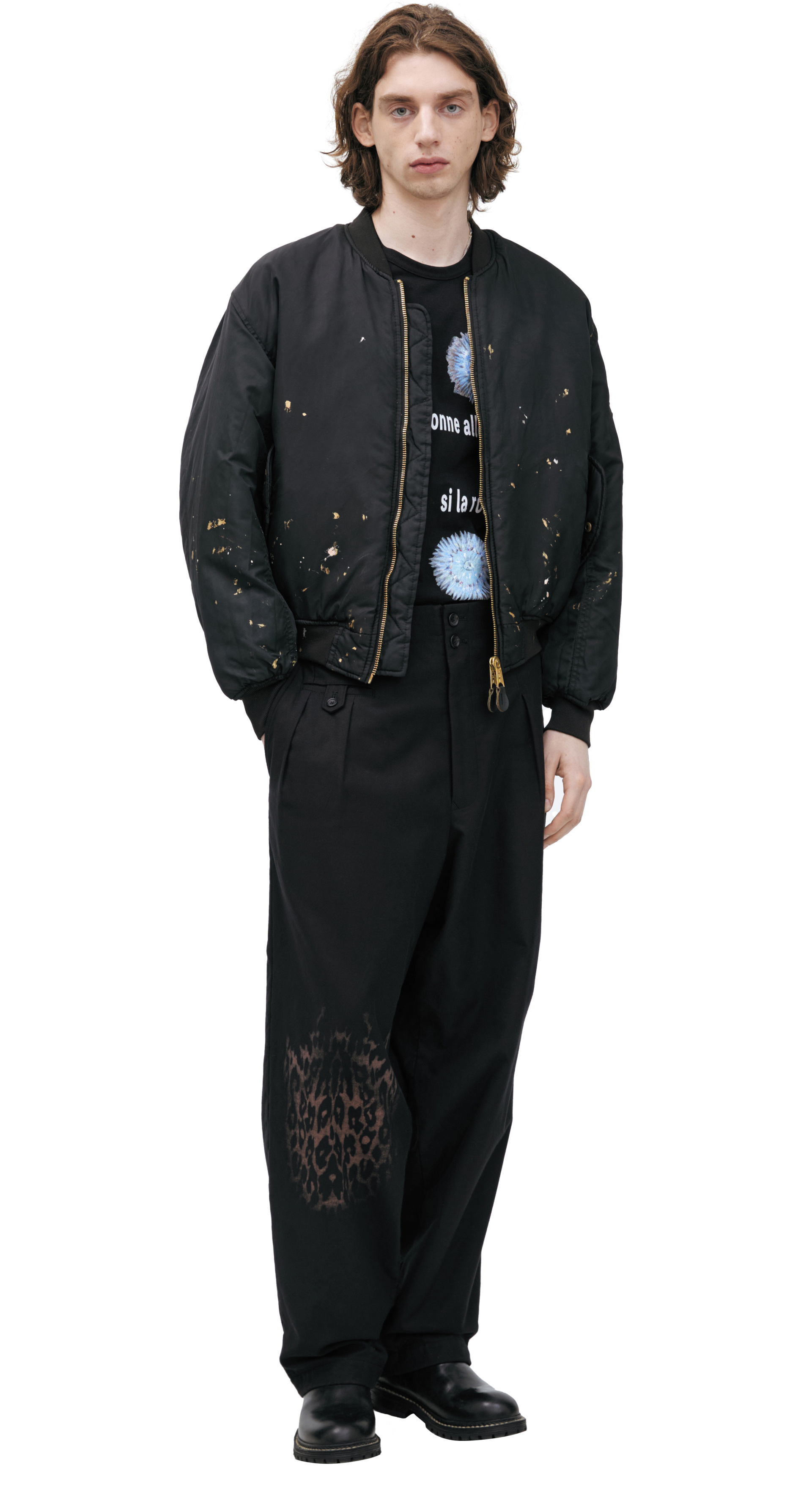 Mastercraft Union Painted bomber jacket