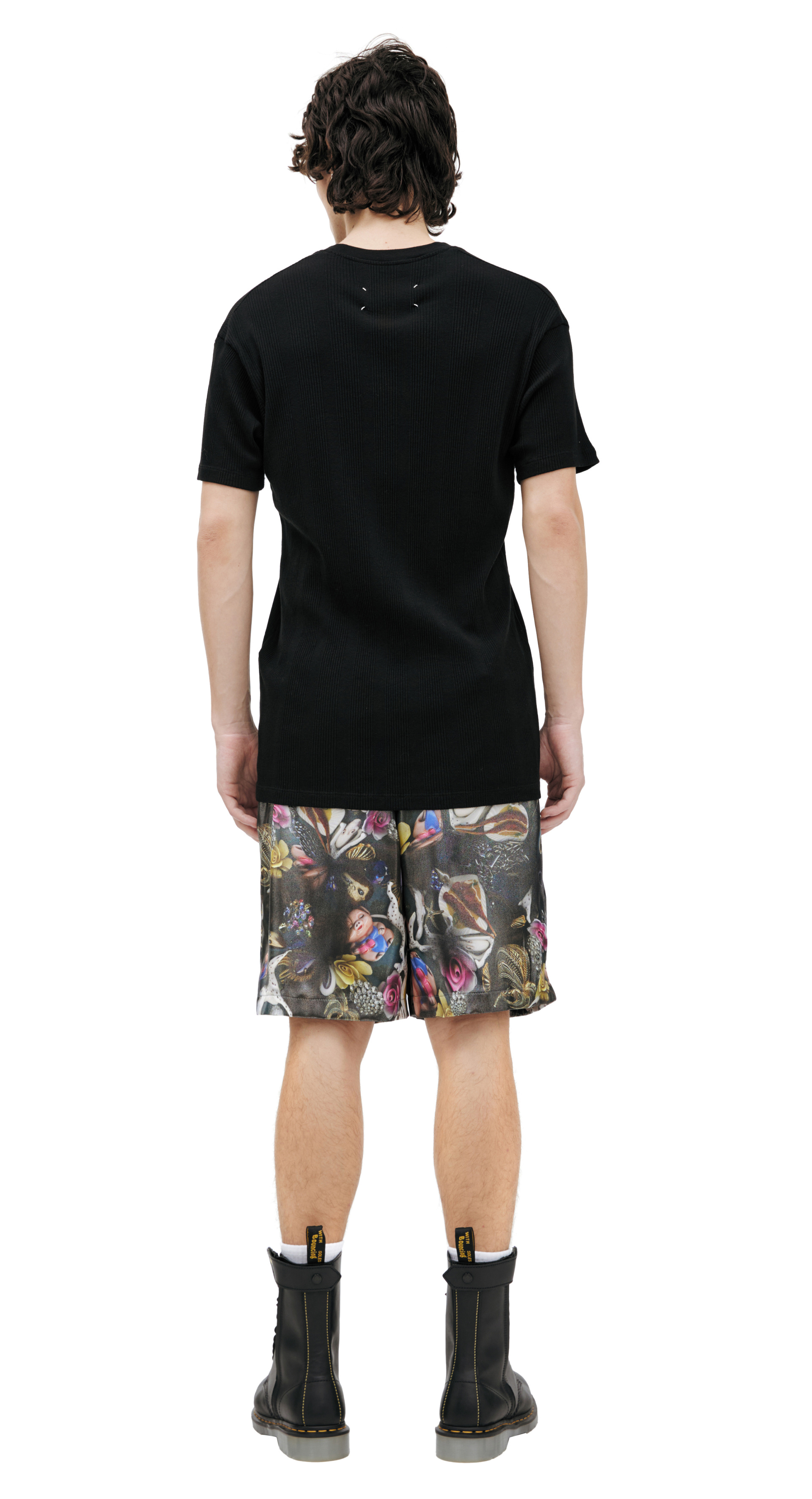 Maison Margiela Black cotton t-shirt