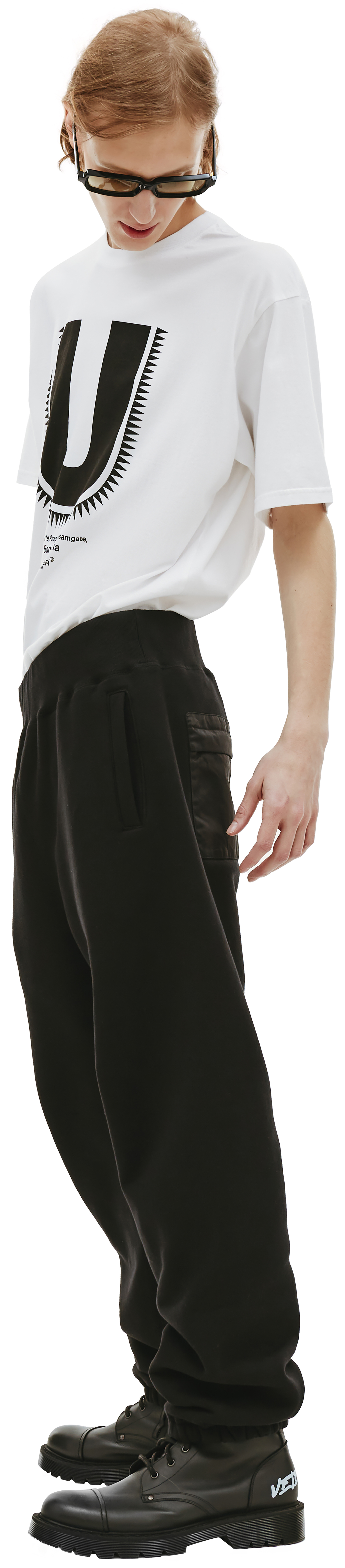 Undercover Black cotton sweatpants