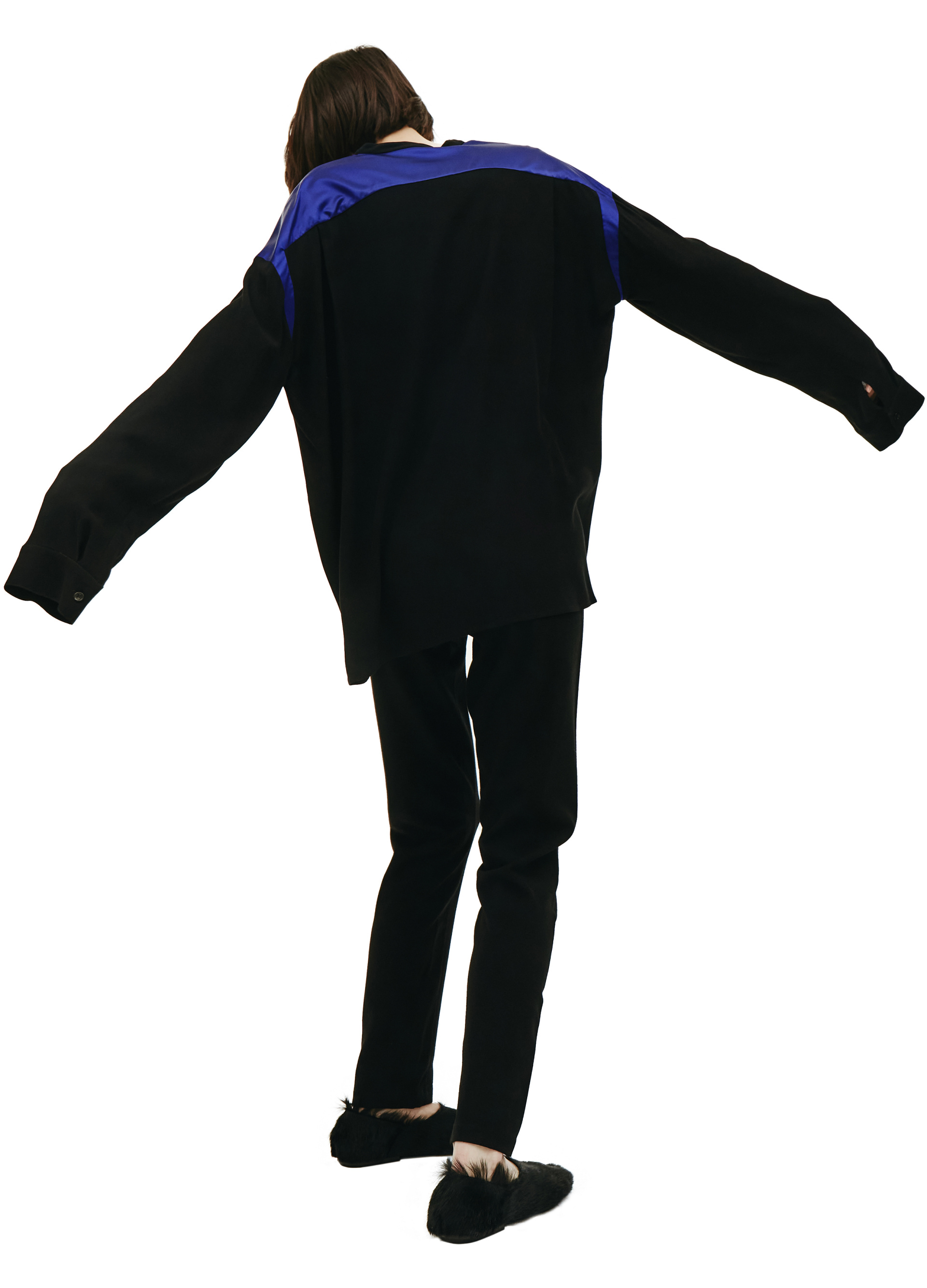 Haider Ackermann Black Viscose Shirt