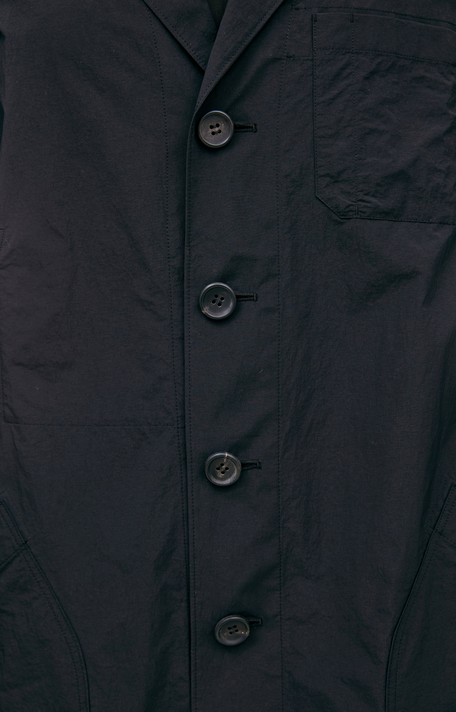 Yohji Yamamoto Black button-down shirt