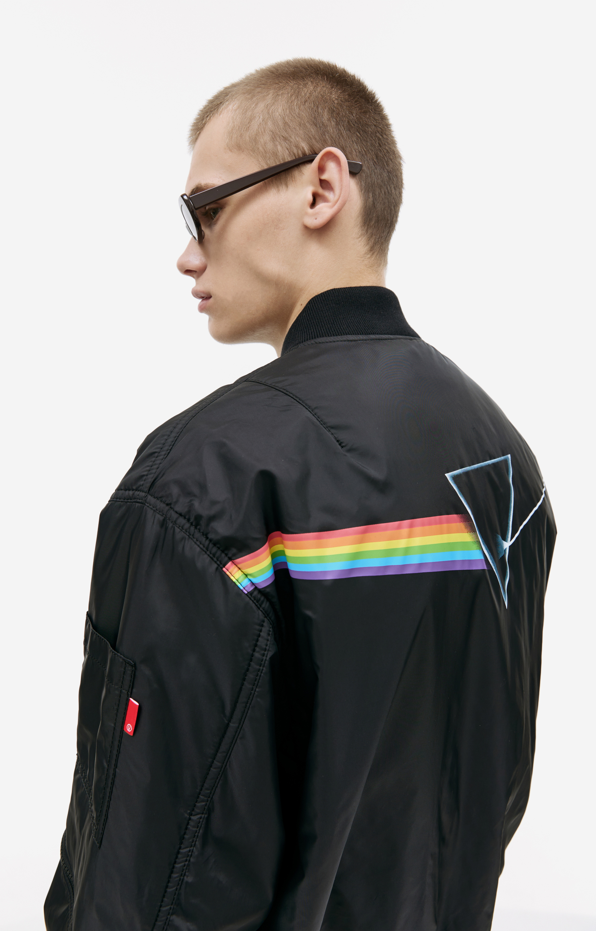 Undercover Pink Floyd printed bomber jacket