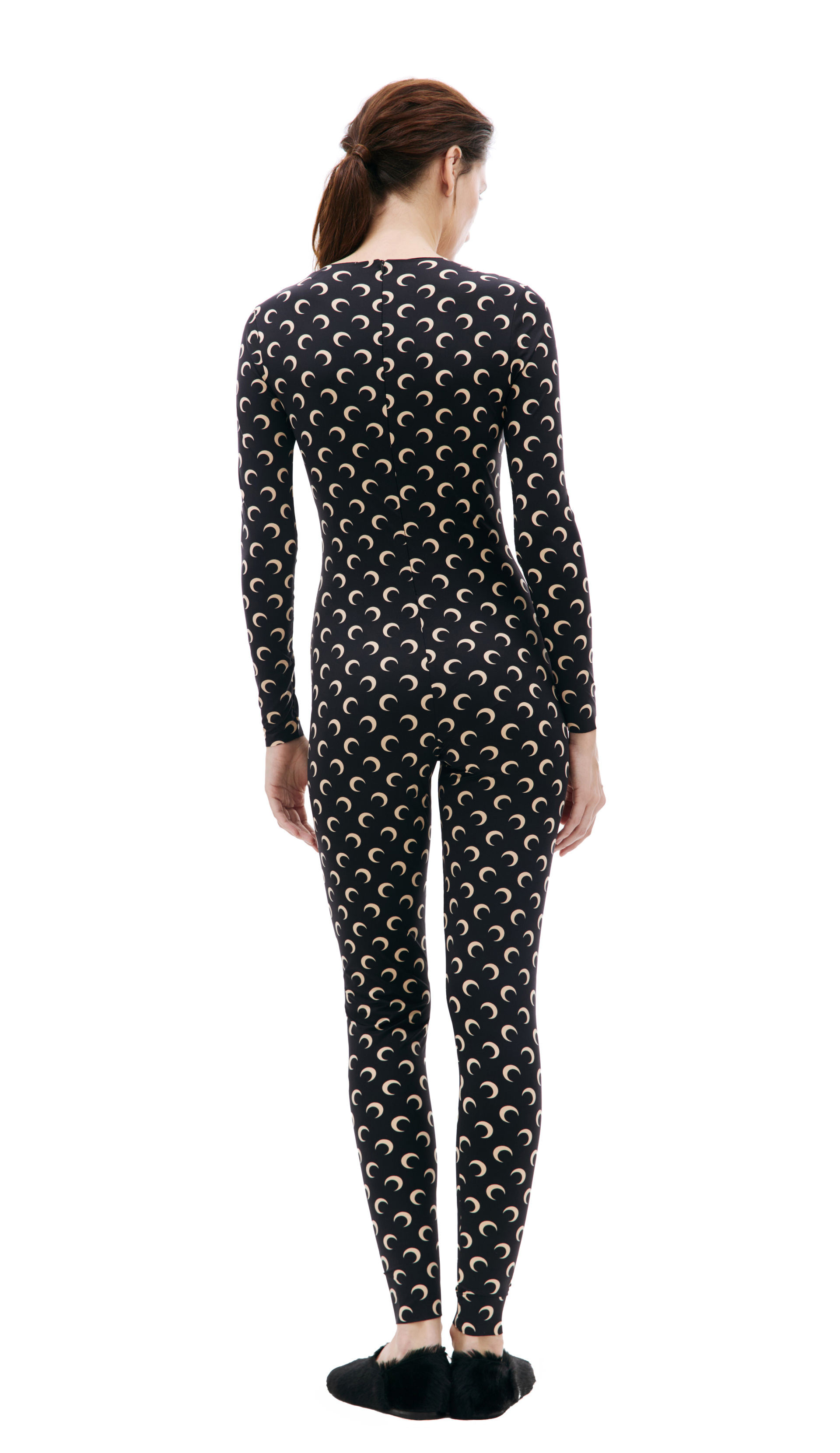 MARINE SERRE Moon all over logo jumpsuit