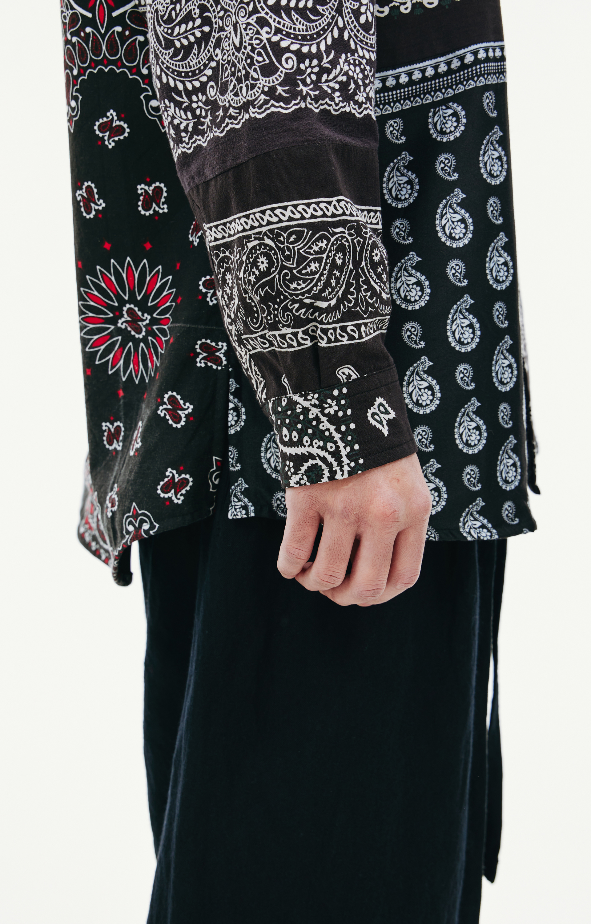 Children of the discordance Patchwork bandana shirt