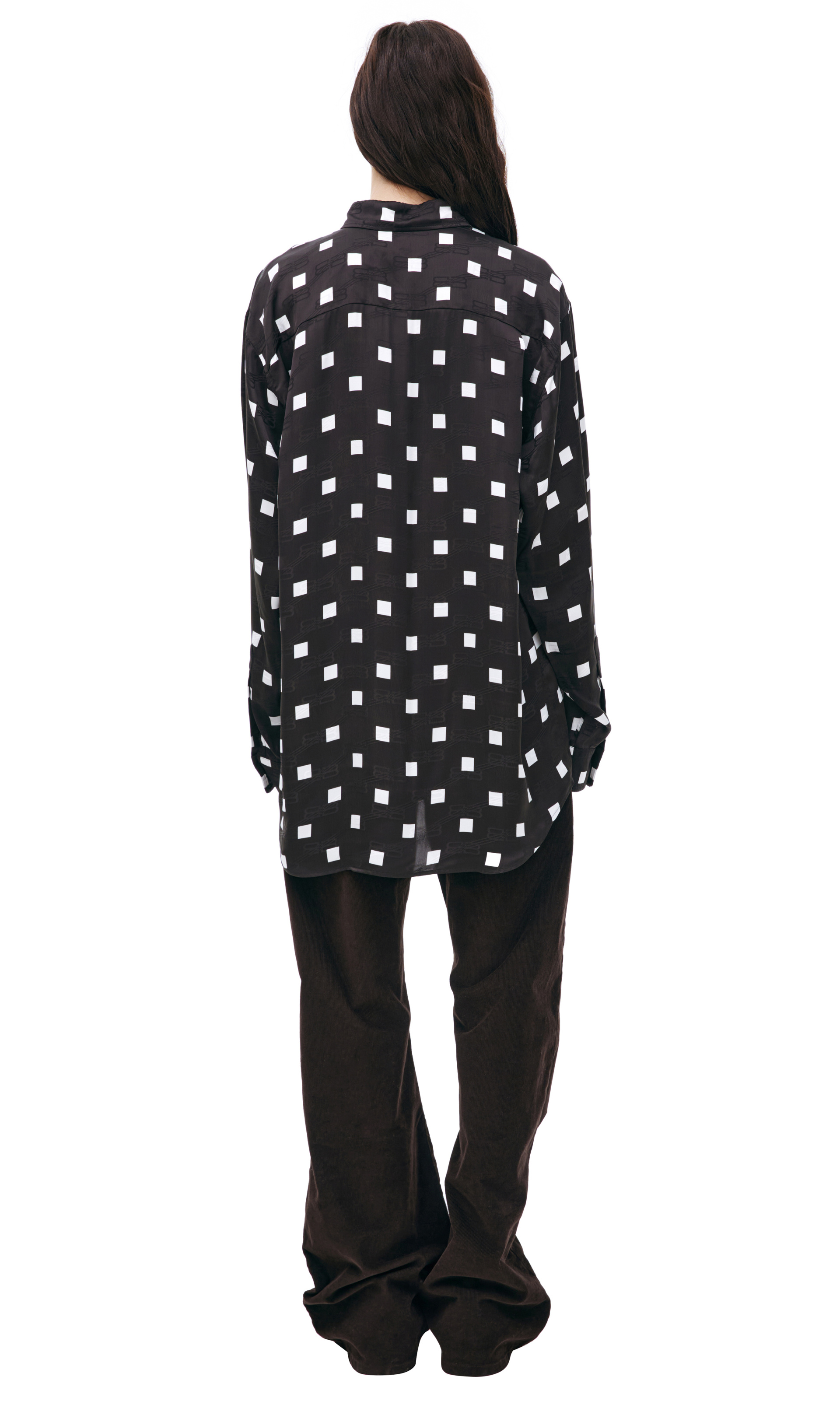 Balenciaga Oversize monoprint shirt