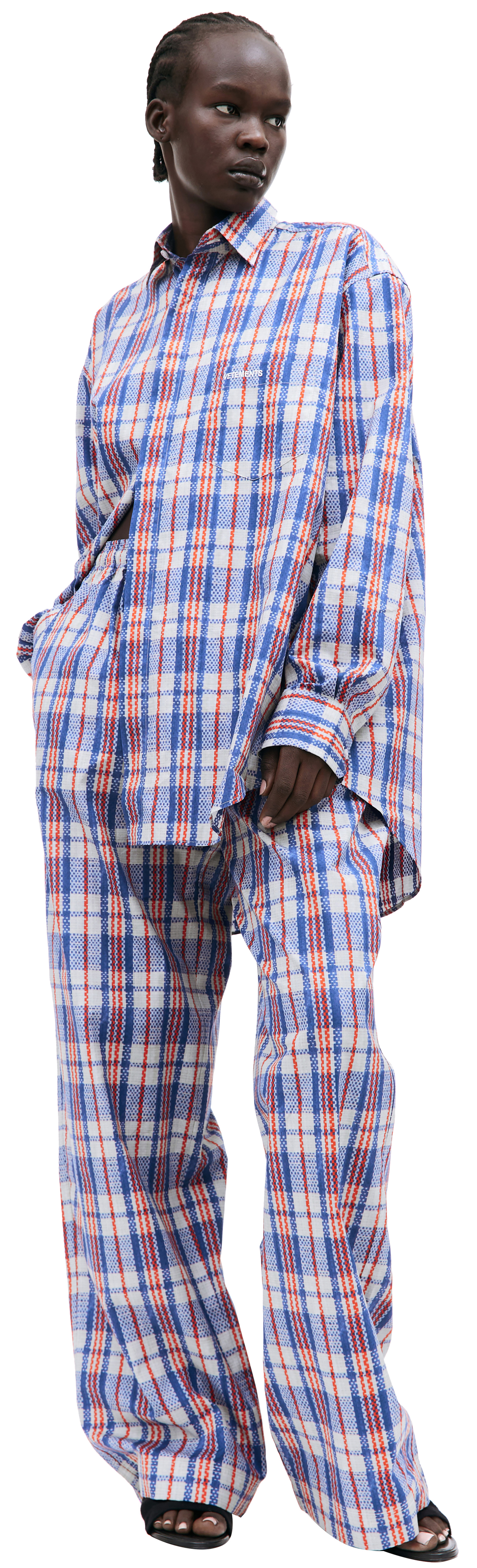 VETEMENTS Checked trousers