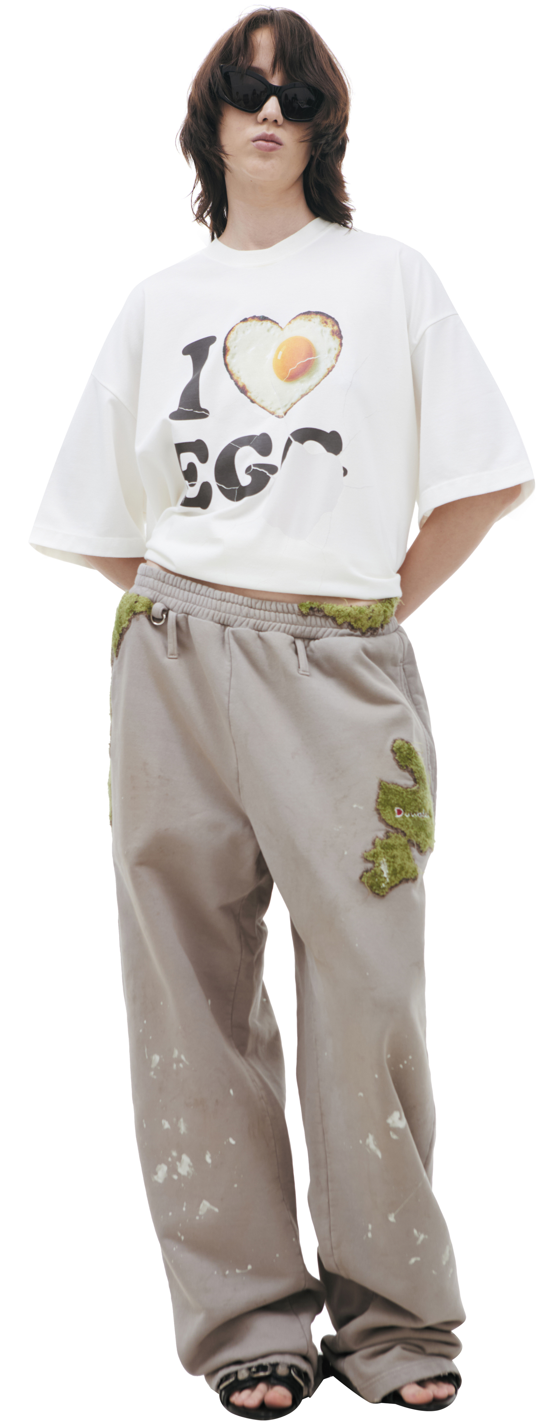 Doublet MOSS-GROWN EMBROIDERY Trousers