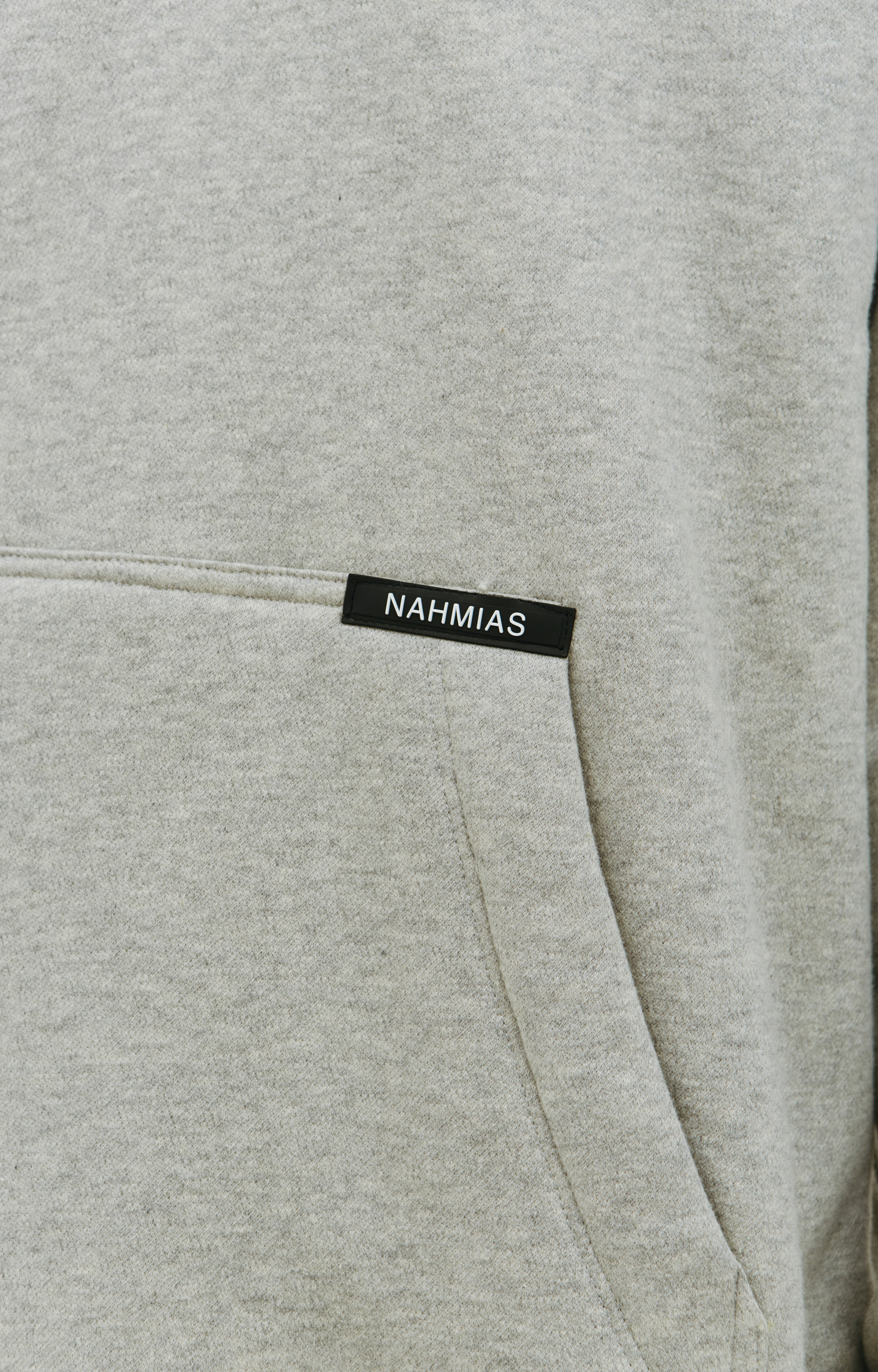 Nahmias Grey shearling hoodie