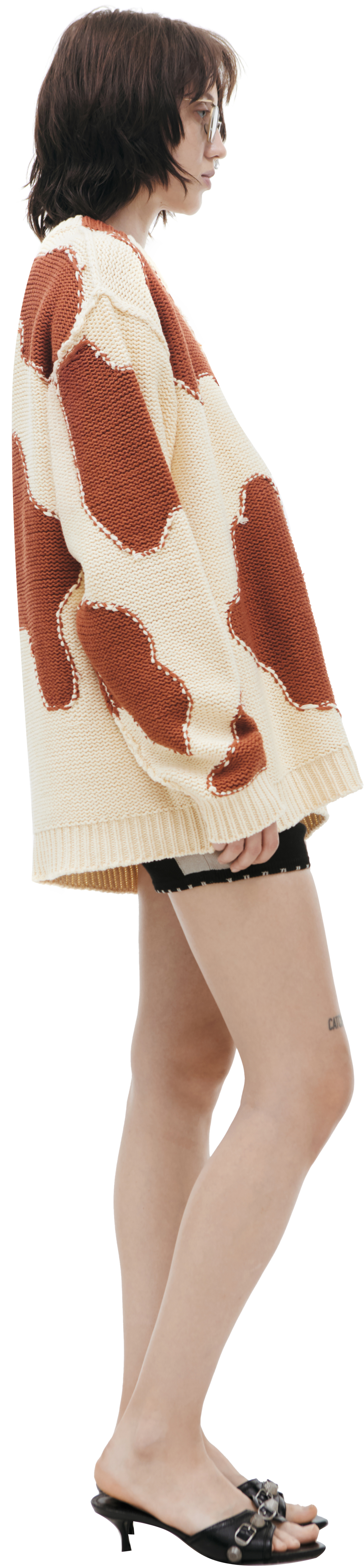 Doublet Knitted cotton sweater