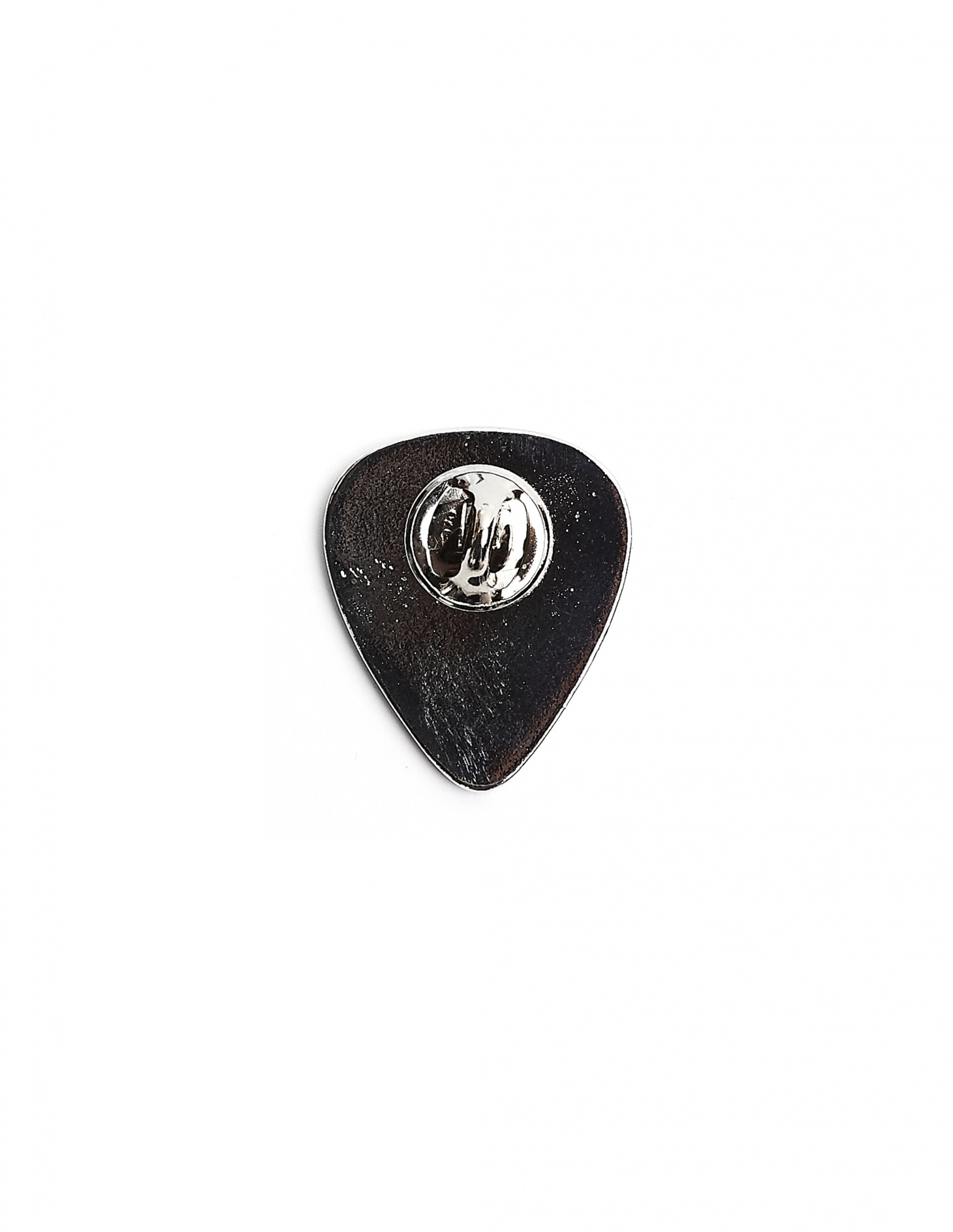 Yohji Yamamoto White Guitar Pick Pin Badge