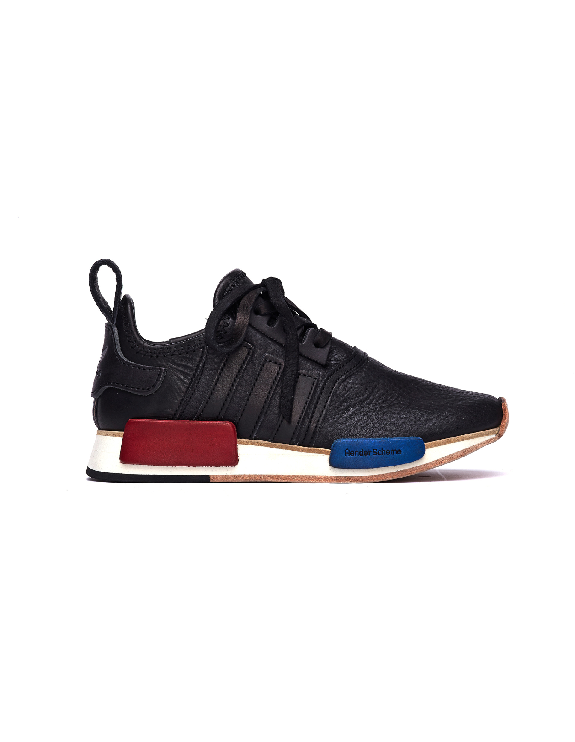 Hender Scheme Adidas NMD R1 Black Leather Sneakers