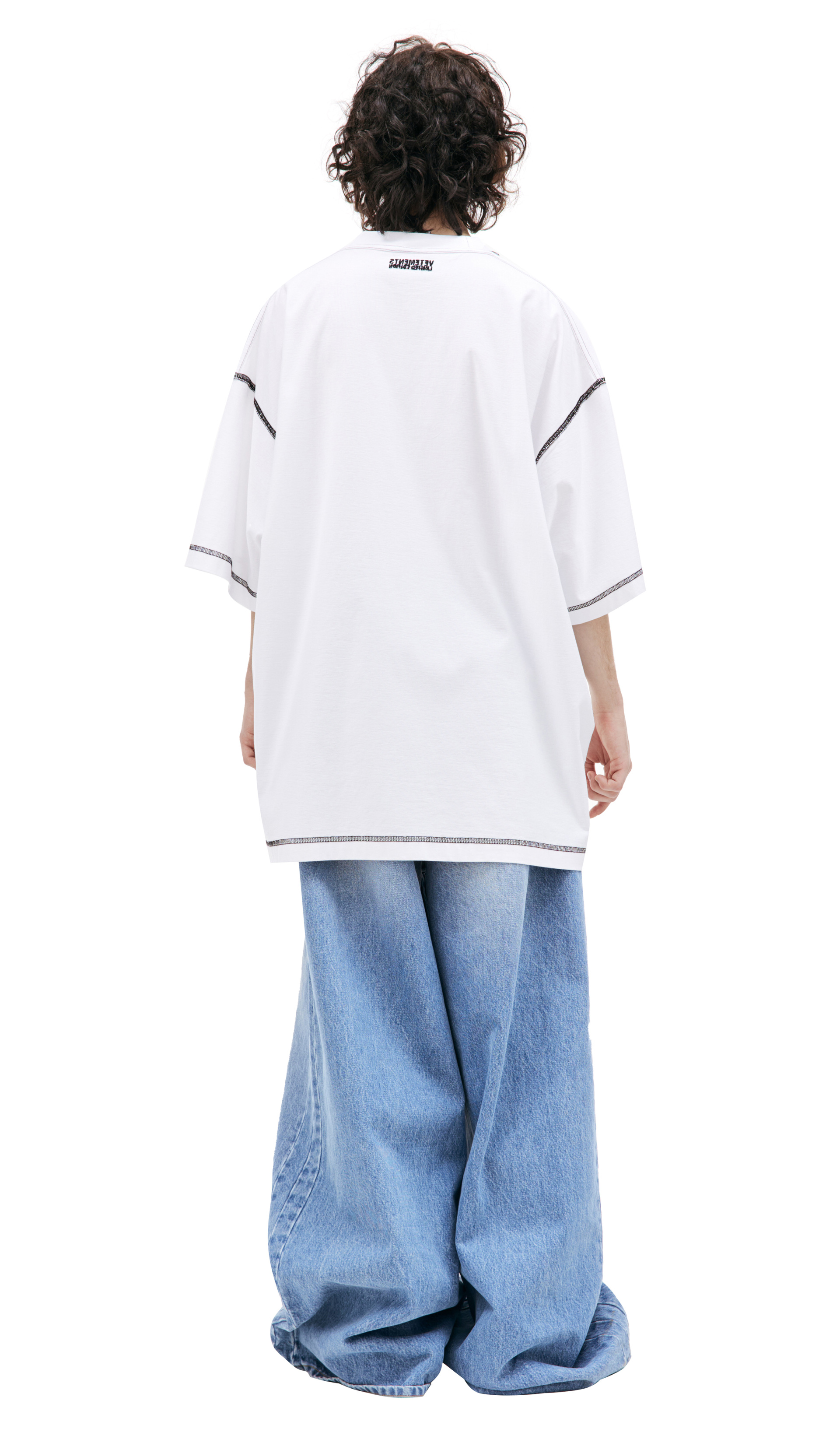 VETEMENTS Oversized inside-out t-shirt