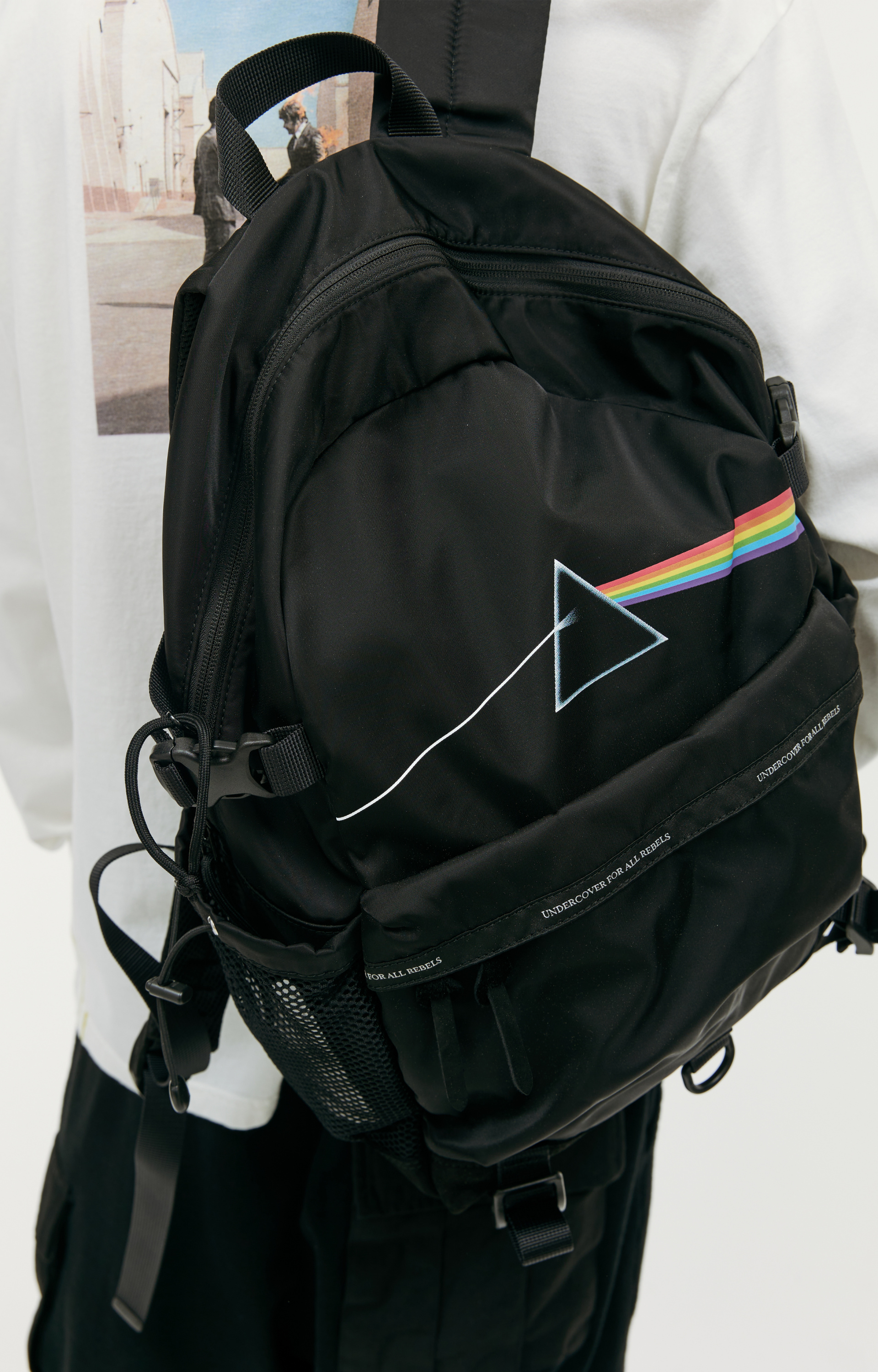 Undercover Pink Floyd printed backpack