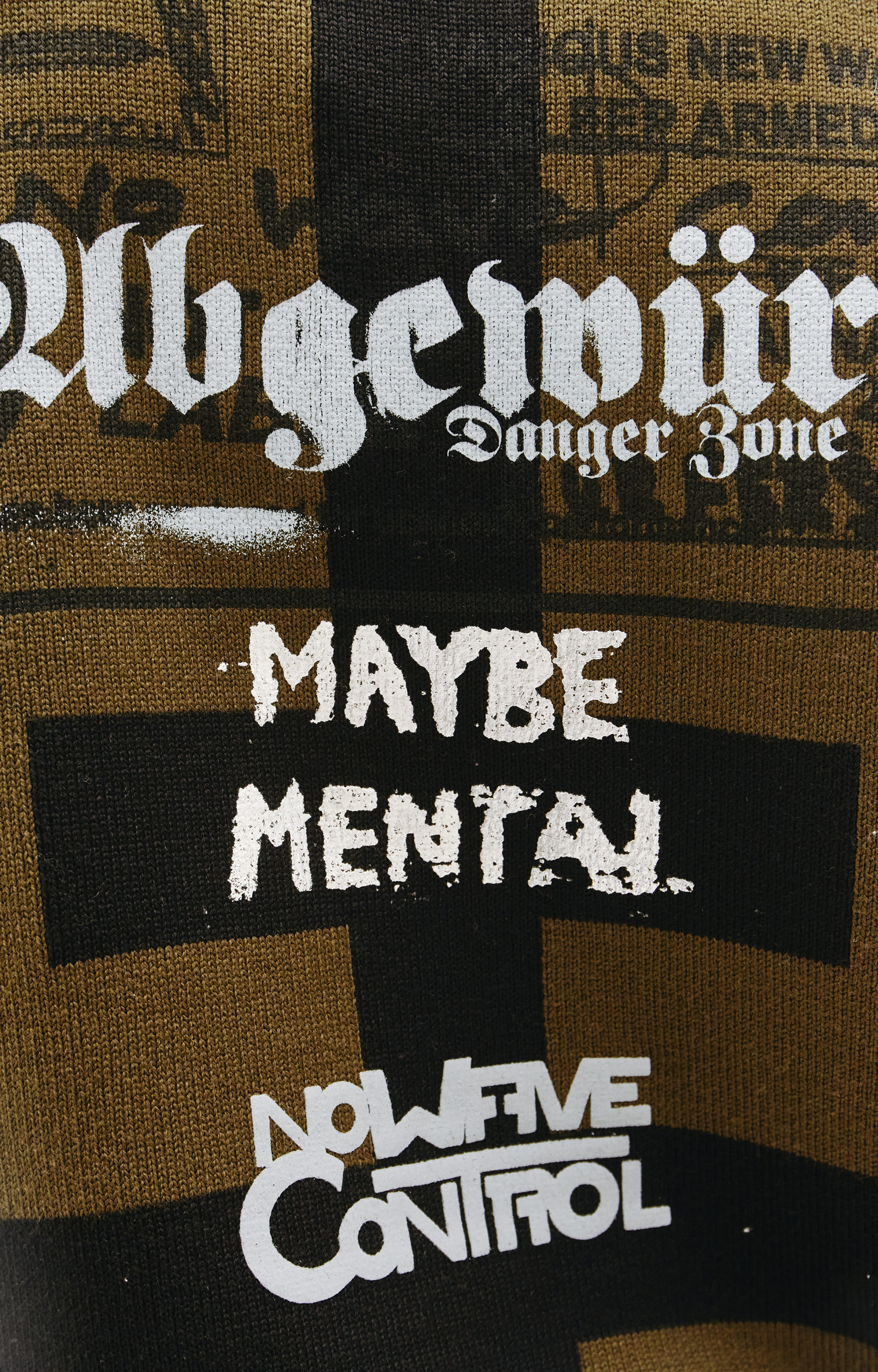 VETEMENTS Maybe metall Wool sweater