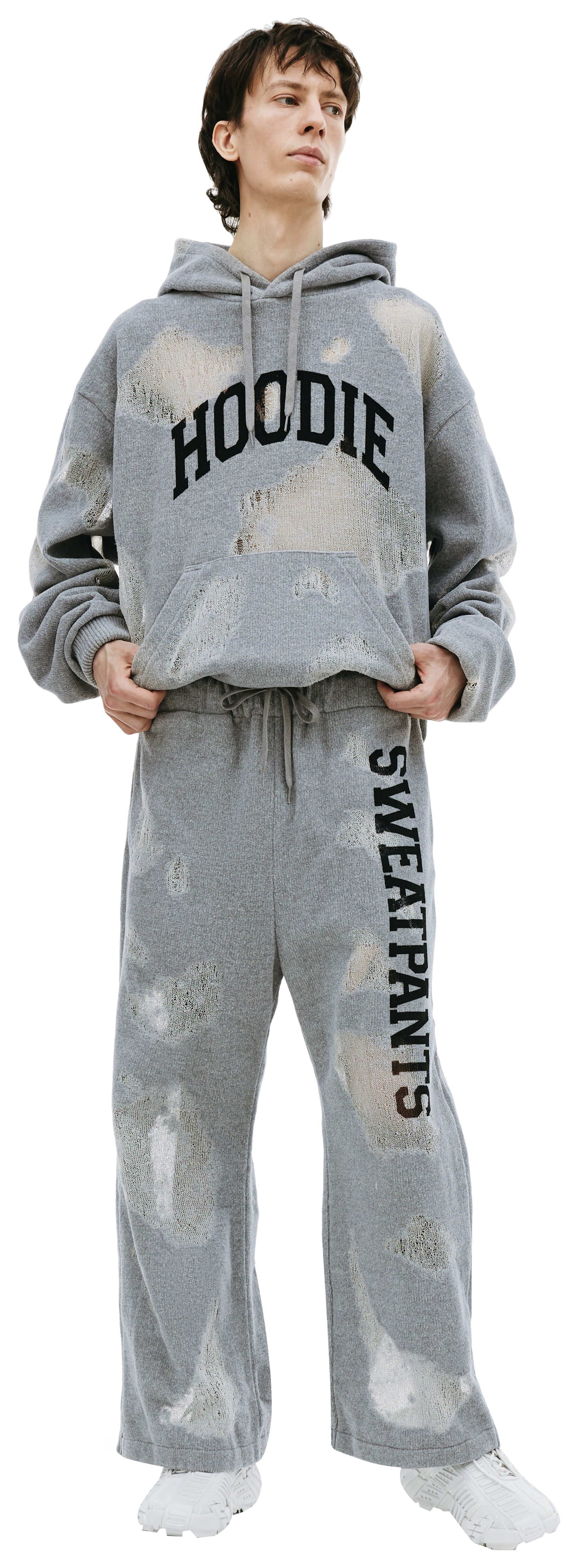 Doublet Ripped off knit sweatpants