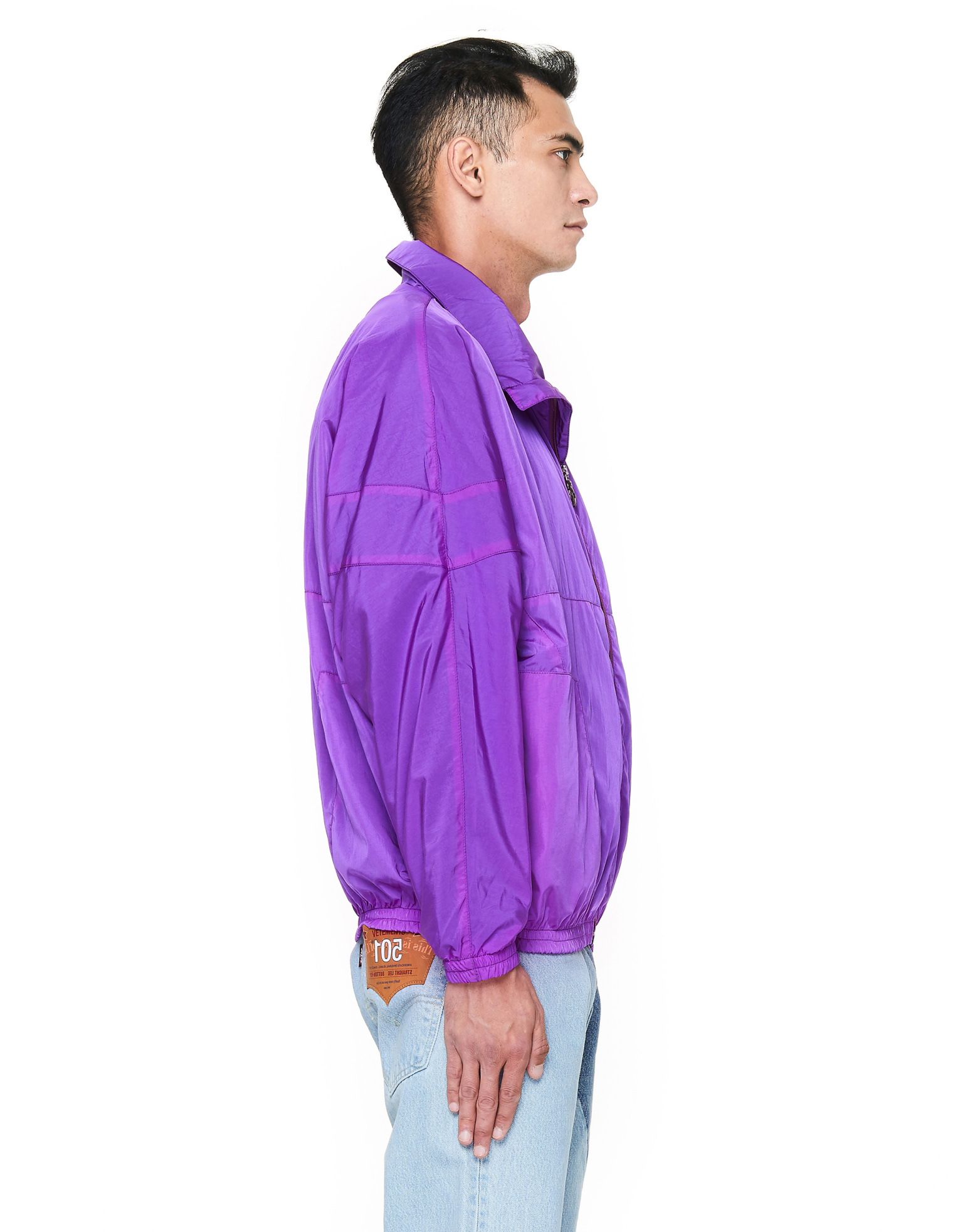 VETEMENTS Purple Windbreaker Jacket