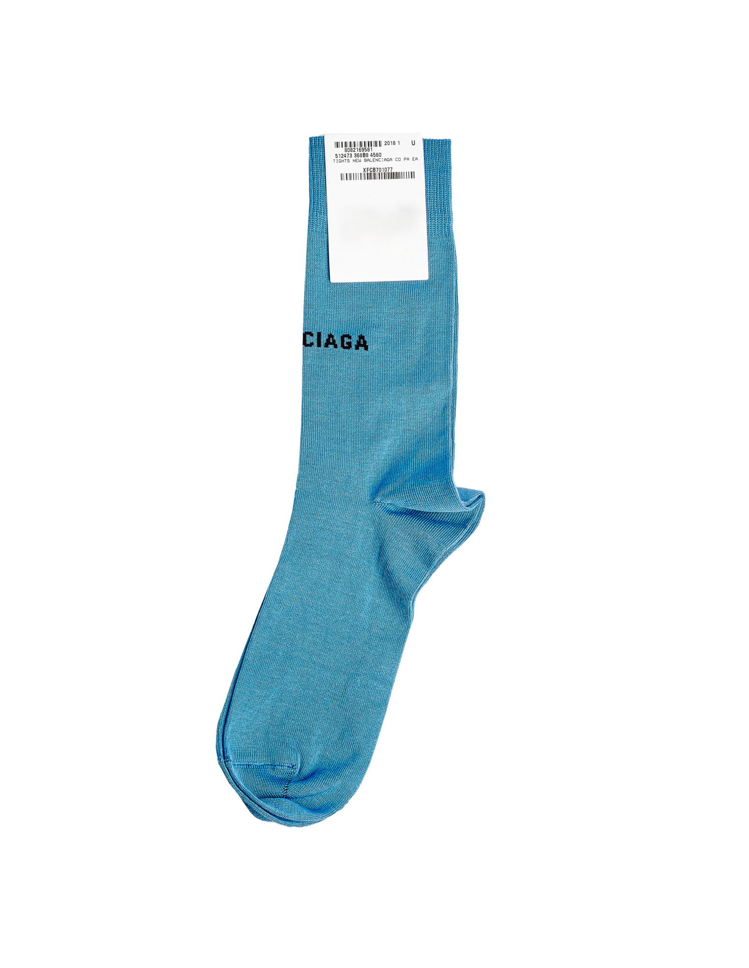 Balenciaga Blue Logo Socks