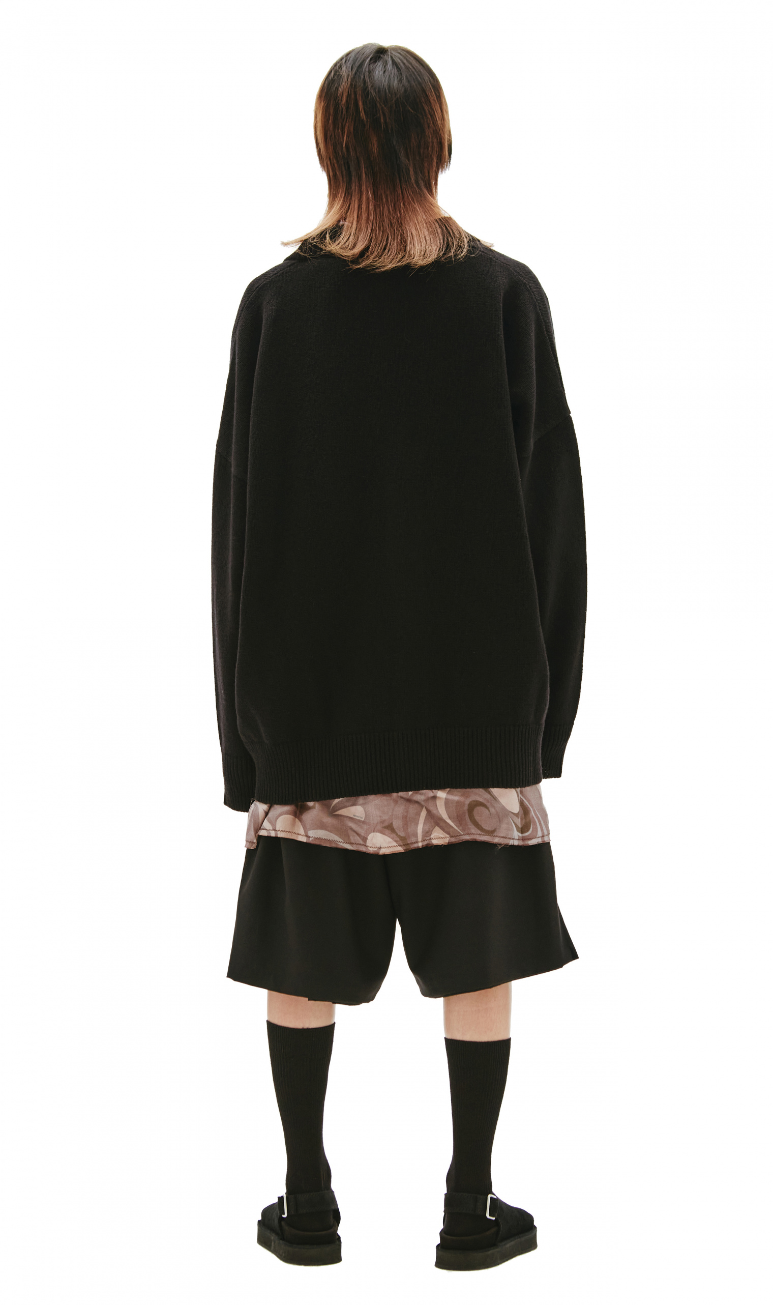 Raf Simons Black Wool Cardigan