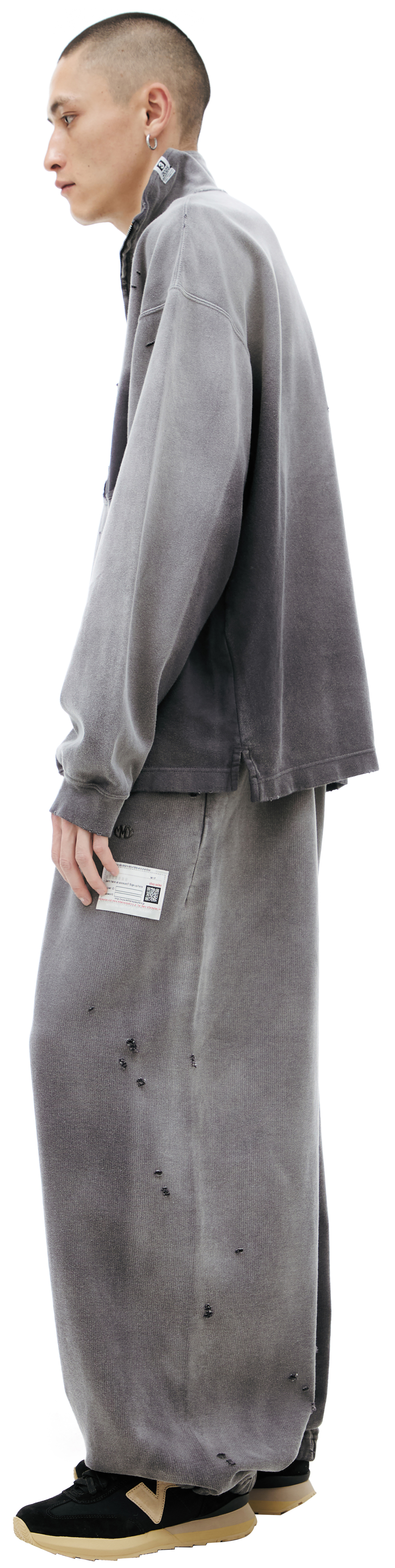 Maison Mihara Yasuhiro Zippered sweatshirt