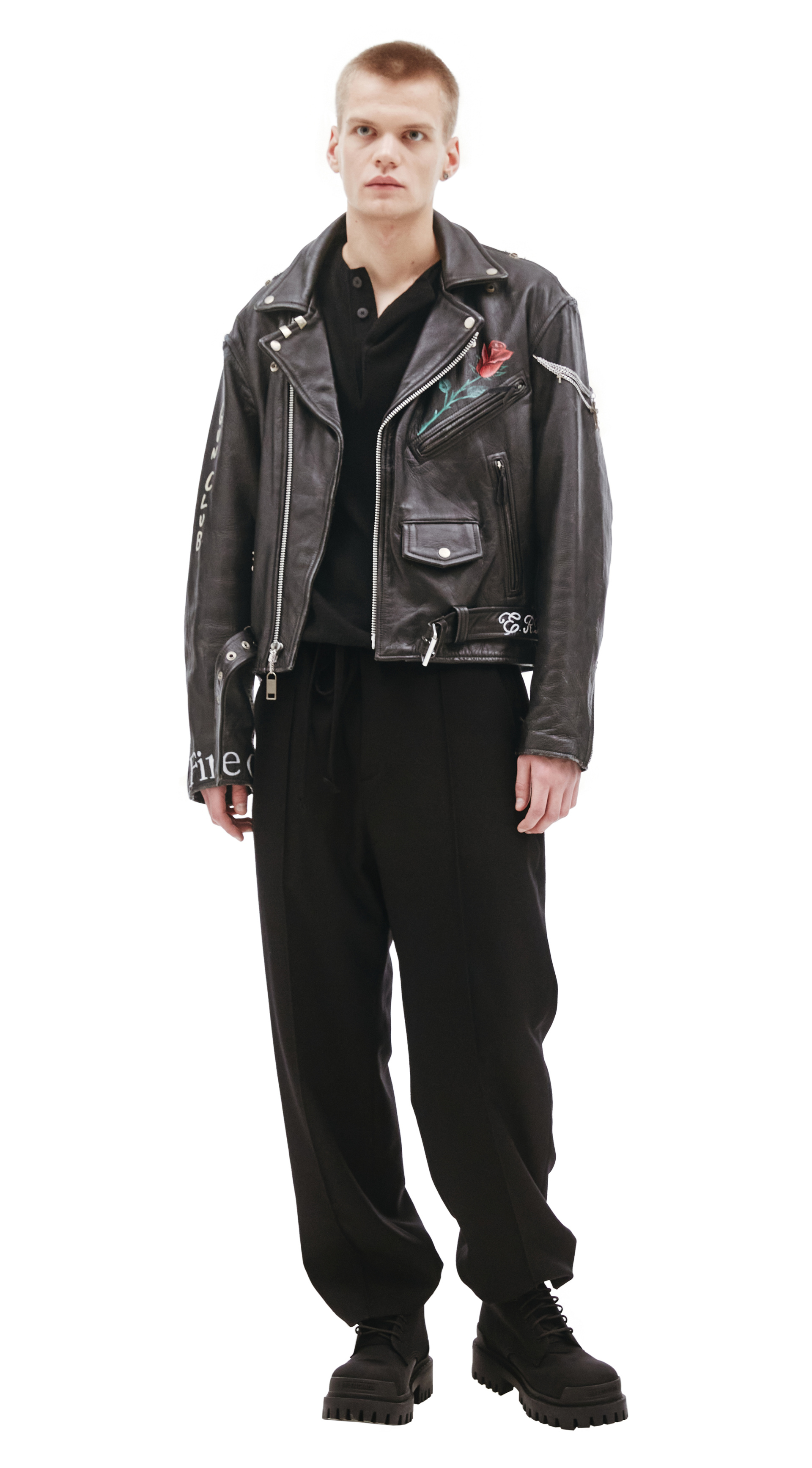 Enfants Riches Déprimés ERD X SVMOSCOW Leather Jacket