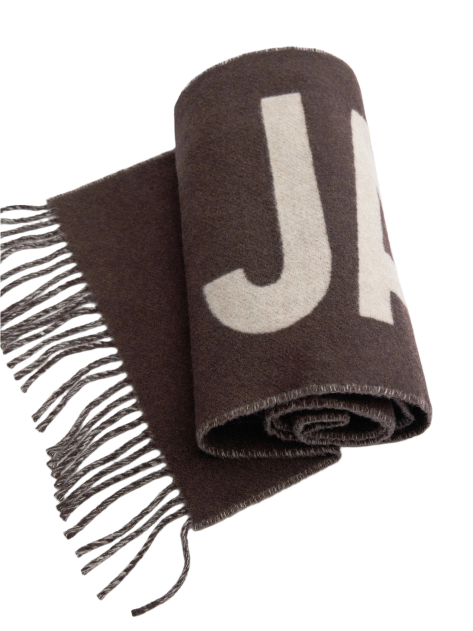 JACQUEMUS Fringe Logo Scarf