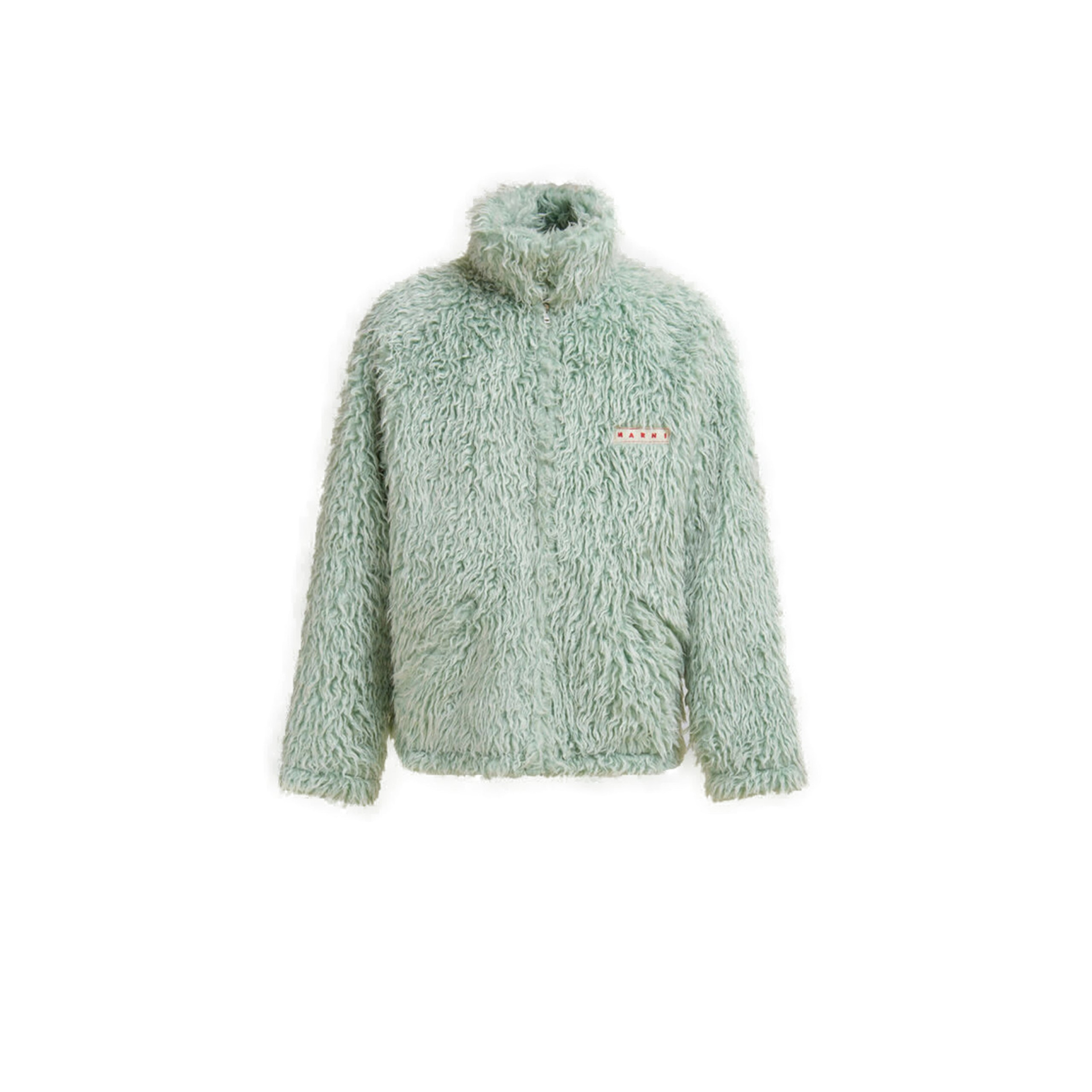 Marni Shaggy logo jacket