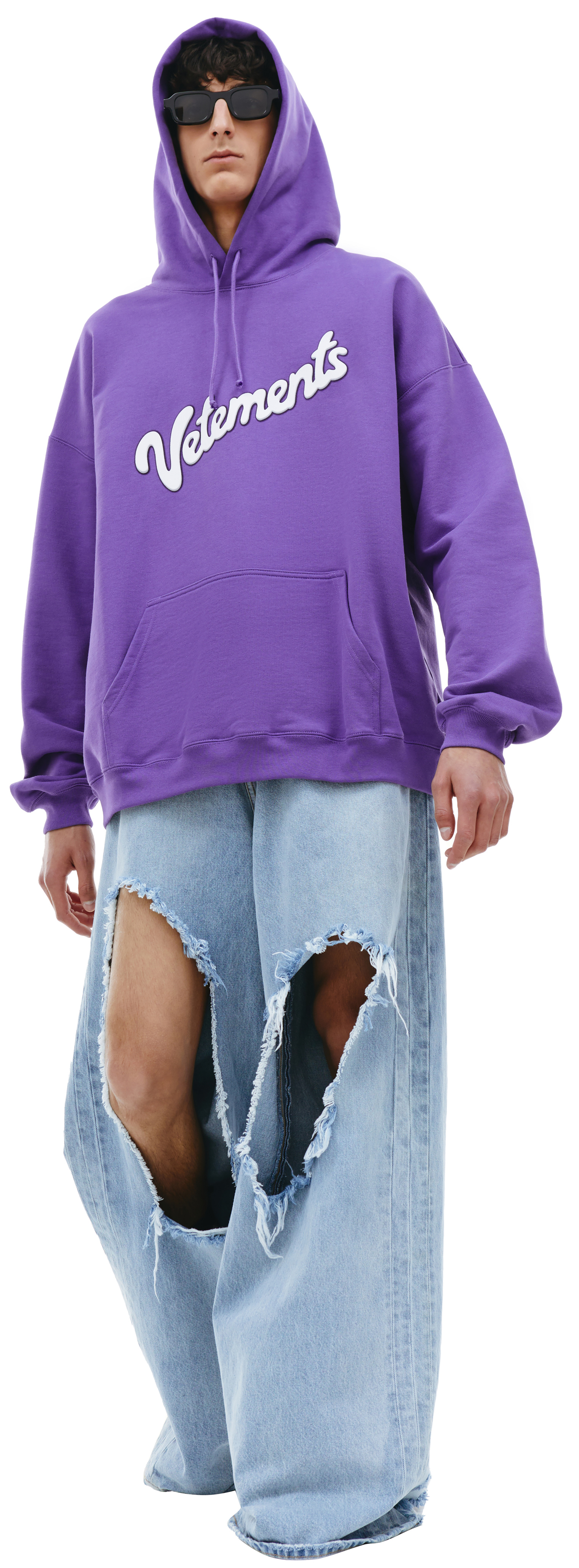 VETEMENTS Оверсайз худи с логотипом