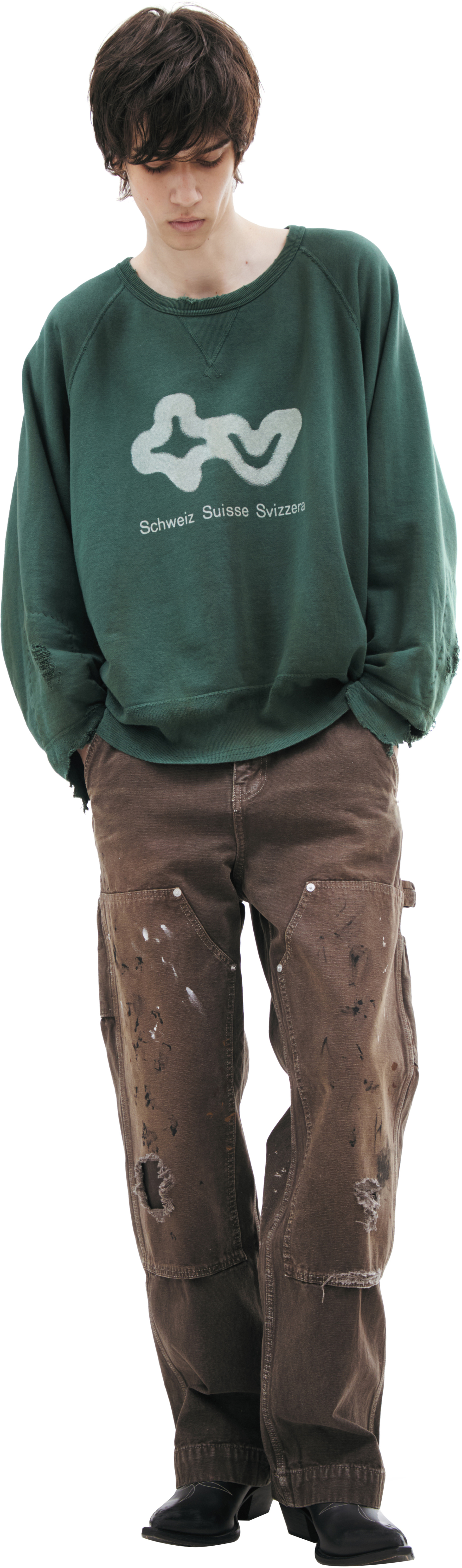 Enfants Riches Déprimés Sweatshirt with frayed edges