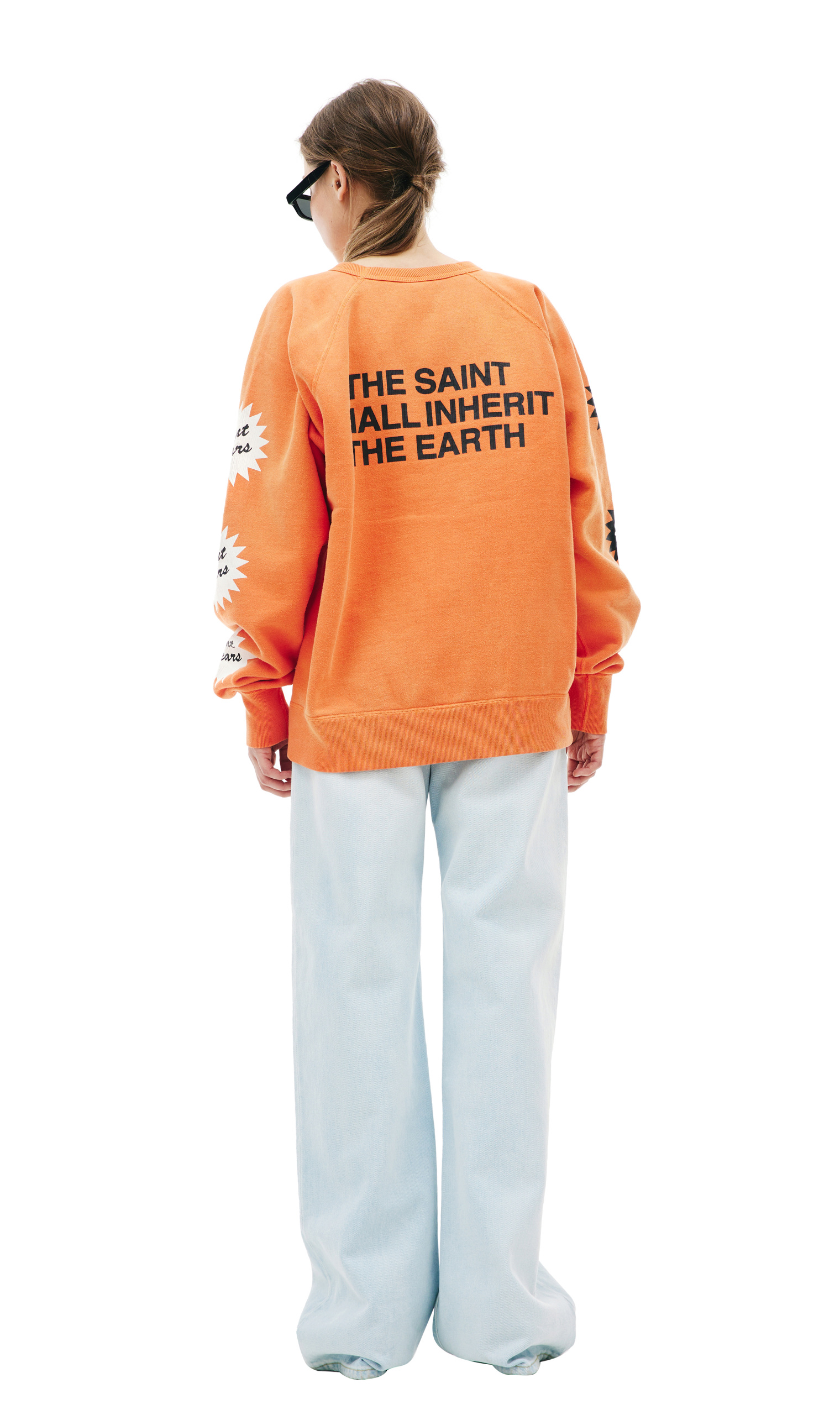 Saint Michael Milk pack printed sweatshirt