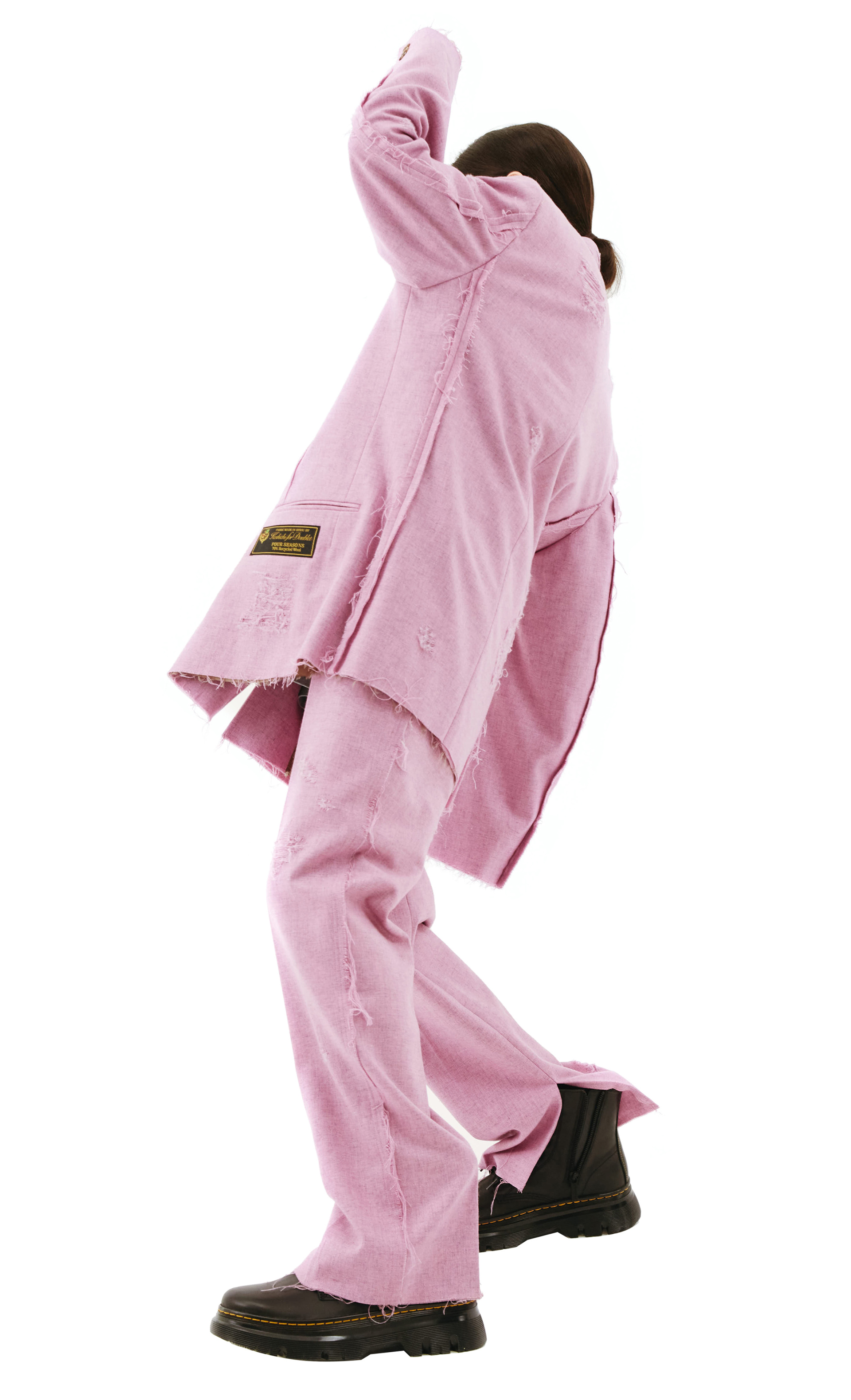 Doublet Recycle wool damaged jacket