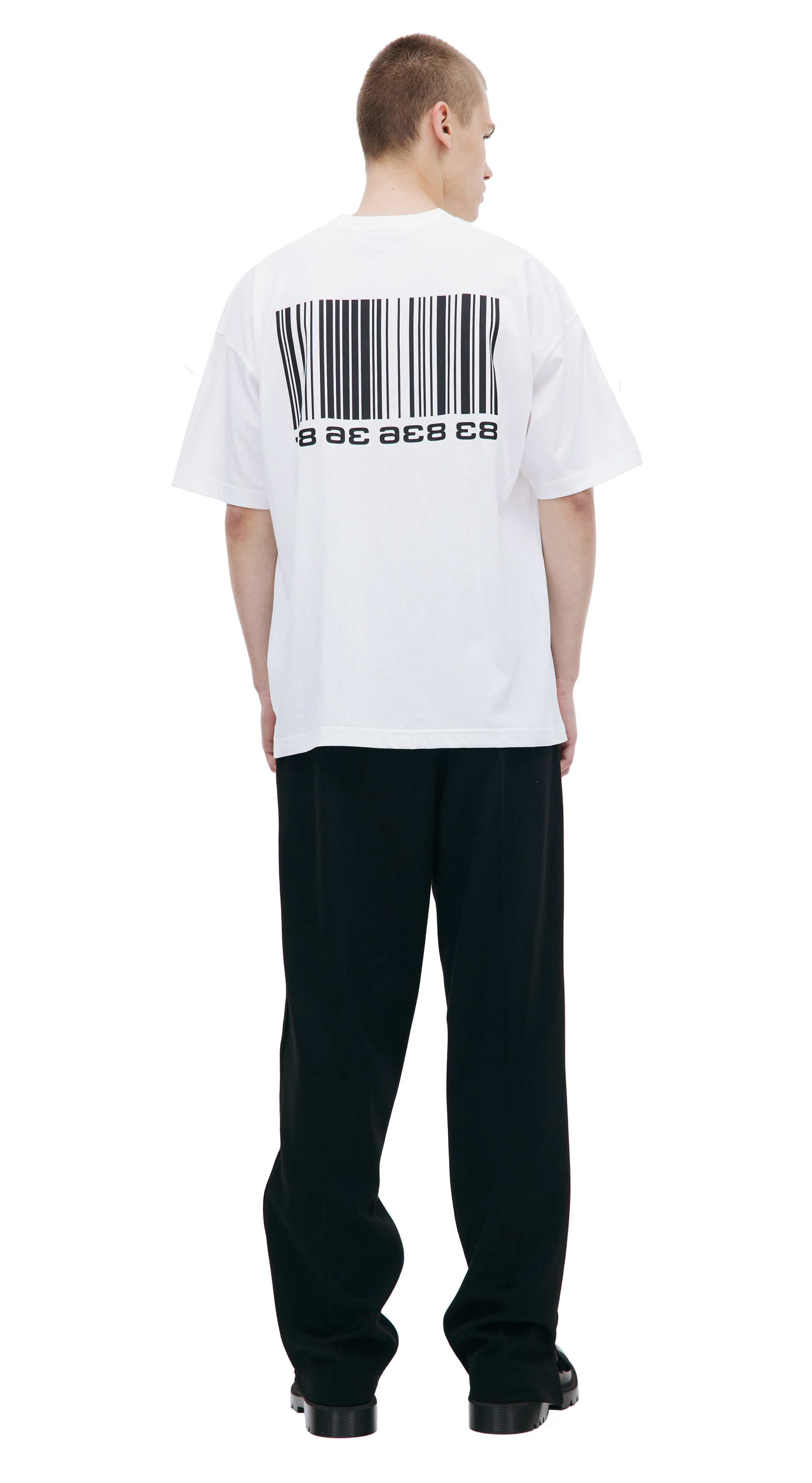 VTMNTS Barcode printed t-shirt