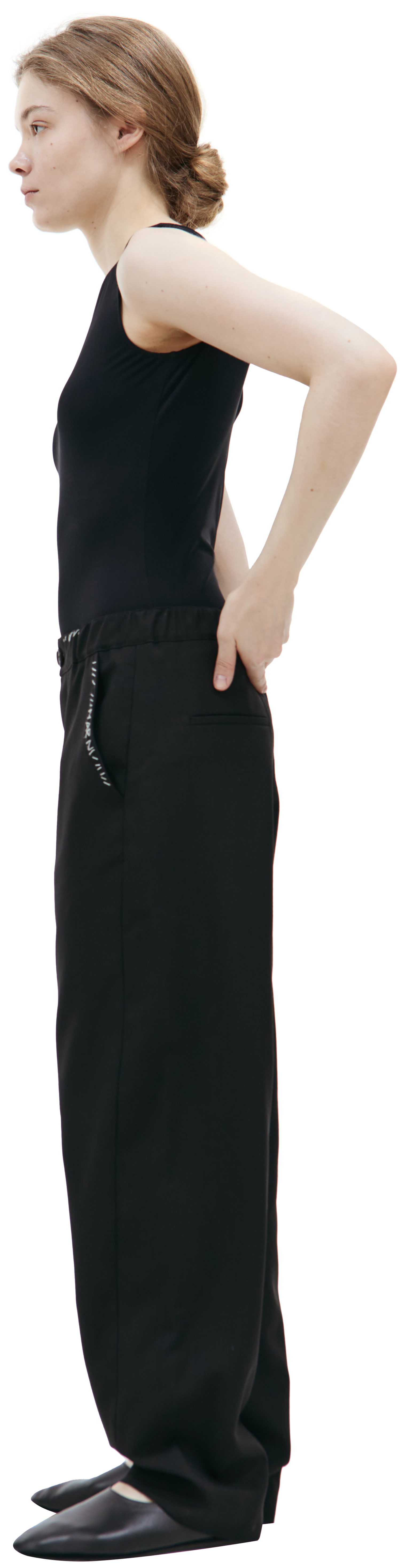 Marni Black straight trousers