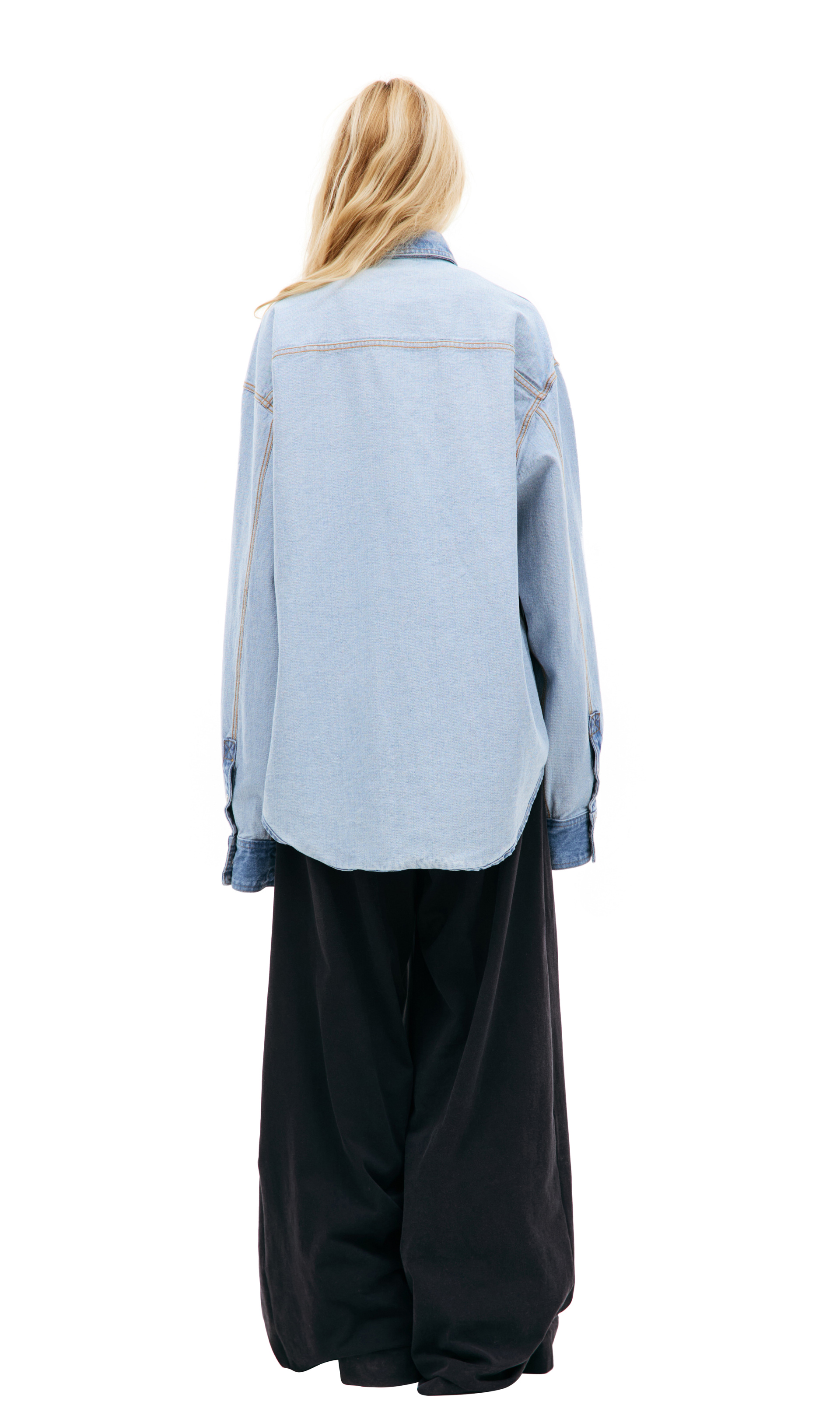 VETEMENTS Inside-out denim shirt