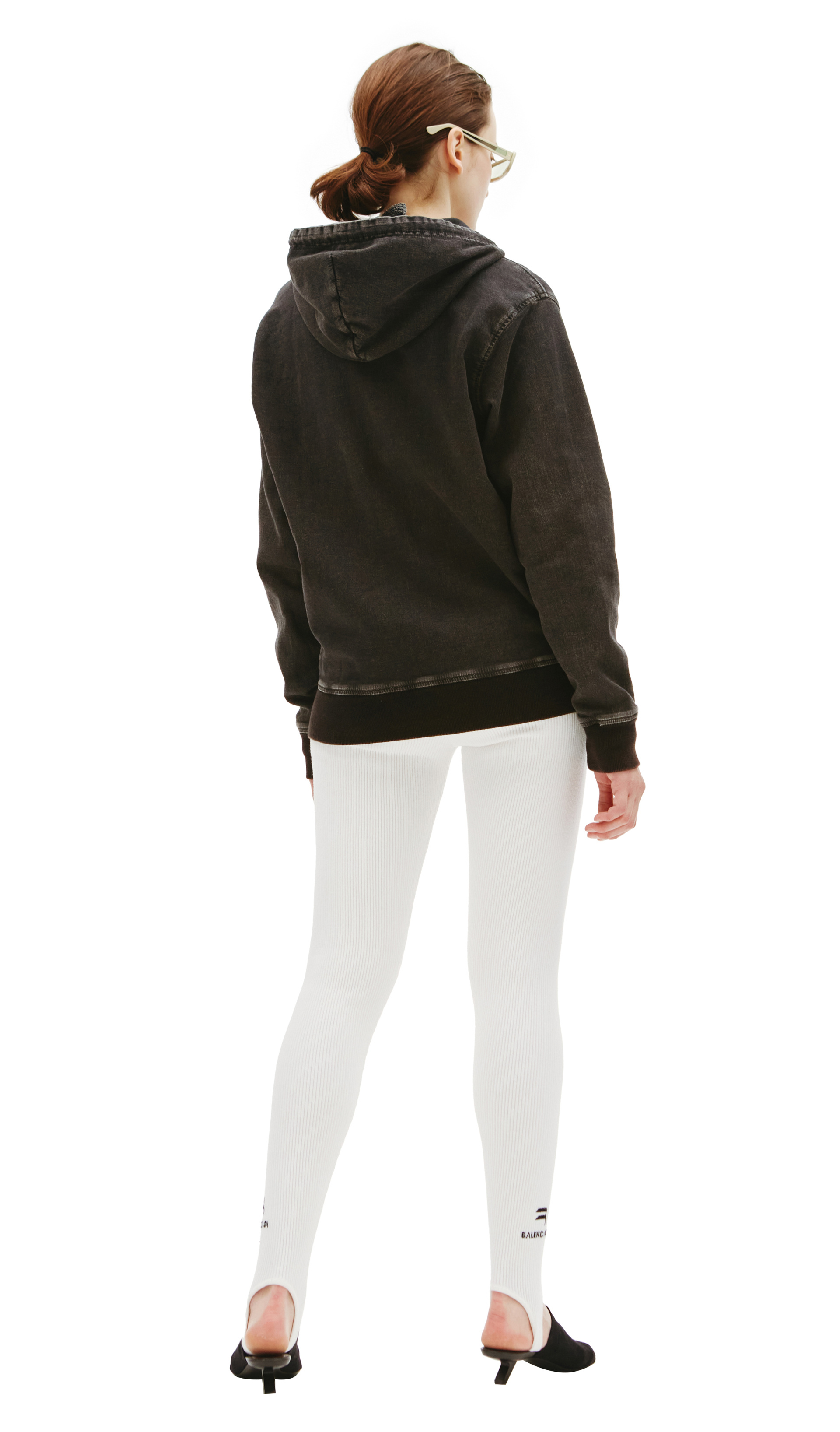 Diesel D-Gir faded denim hoodie