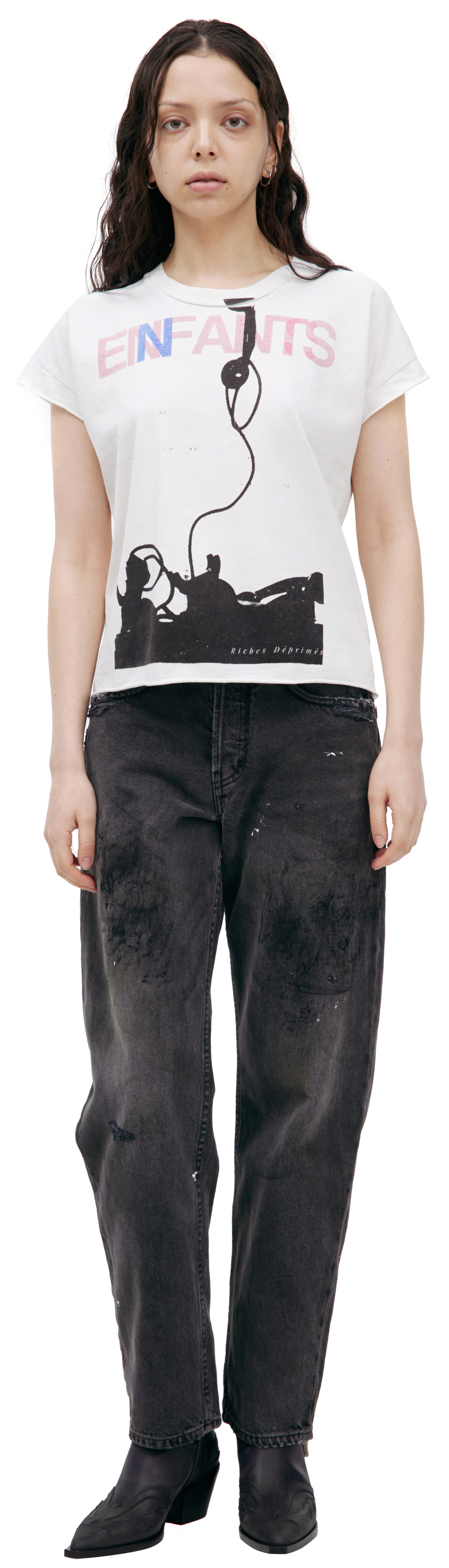 Enfants Riches Déprimés White T-shirt with logo