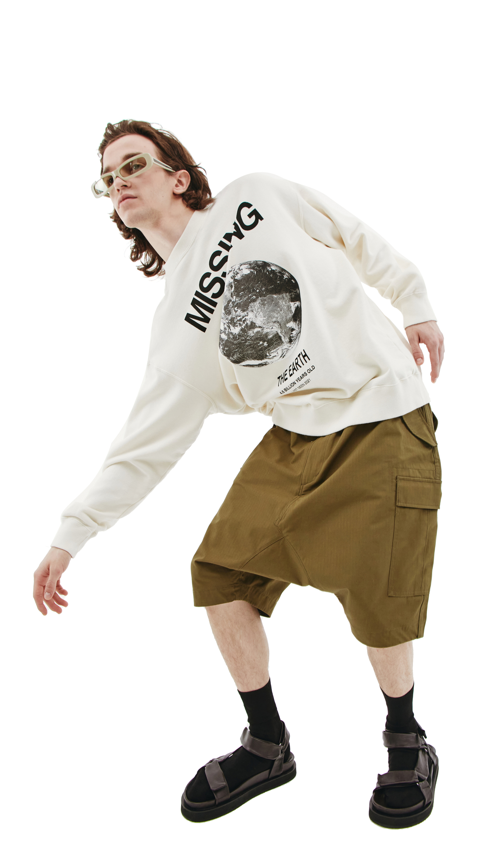 Undercover Printed Cotton Sweatshirt