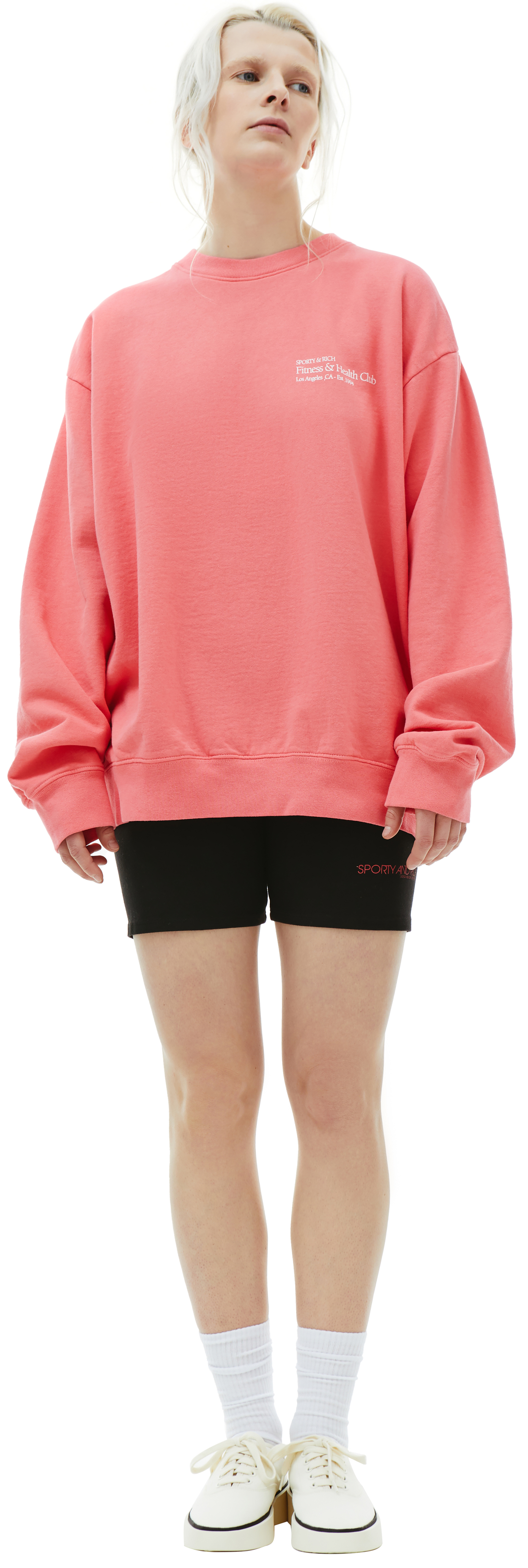 SPORTY & RICH Cotton printed sweatshirt